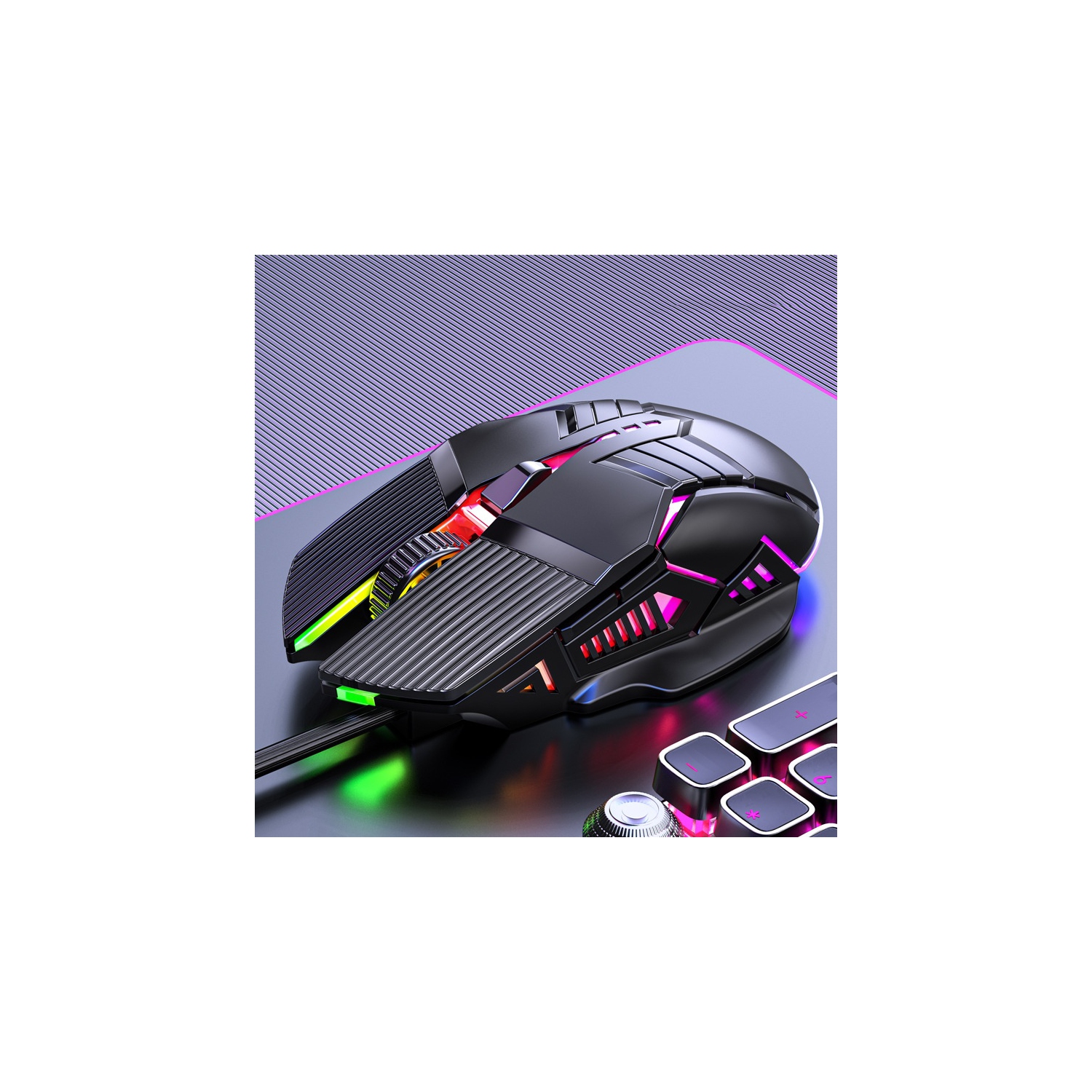 Luminous Wired Mouse Mechanical Mute Gaming Mouse Wired Pc Gaming Mice Portable Computer Mouse for Laptop Pc Mouse Computer Mice