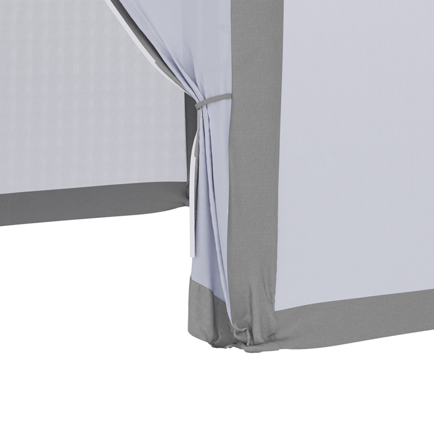 Tente de fête Outsunny Hexagon Pavillon d'activités extérieures Abri de jardin Abri de jardin Abri rapide avec flanc en filet gris foncé