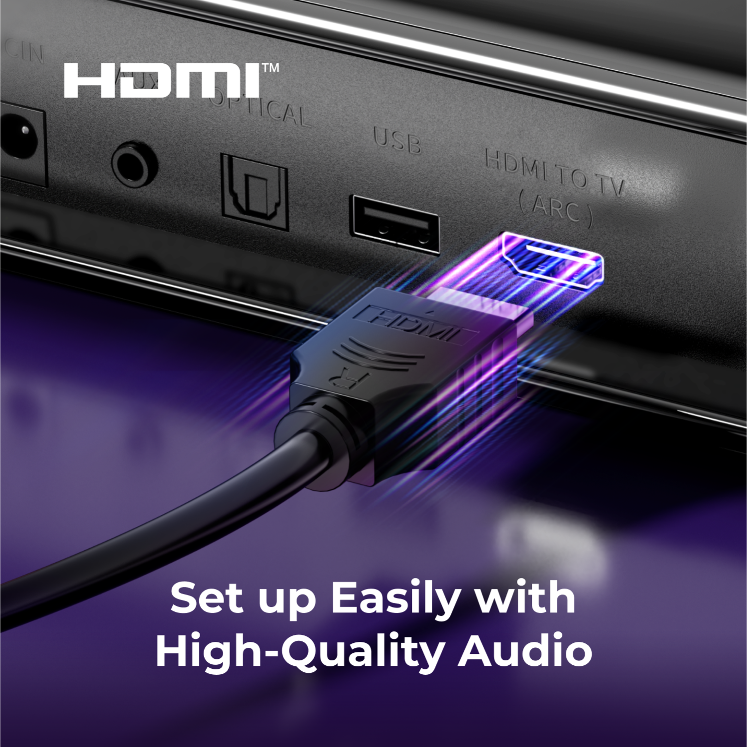 Ultimea Apollo S70 Ultra 7.1 Channel Soundbar with Wireless Subwoofer, 2 Surround Speakers, Detachable Soundbar for TV with App Control, Bluetooth,