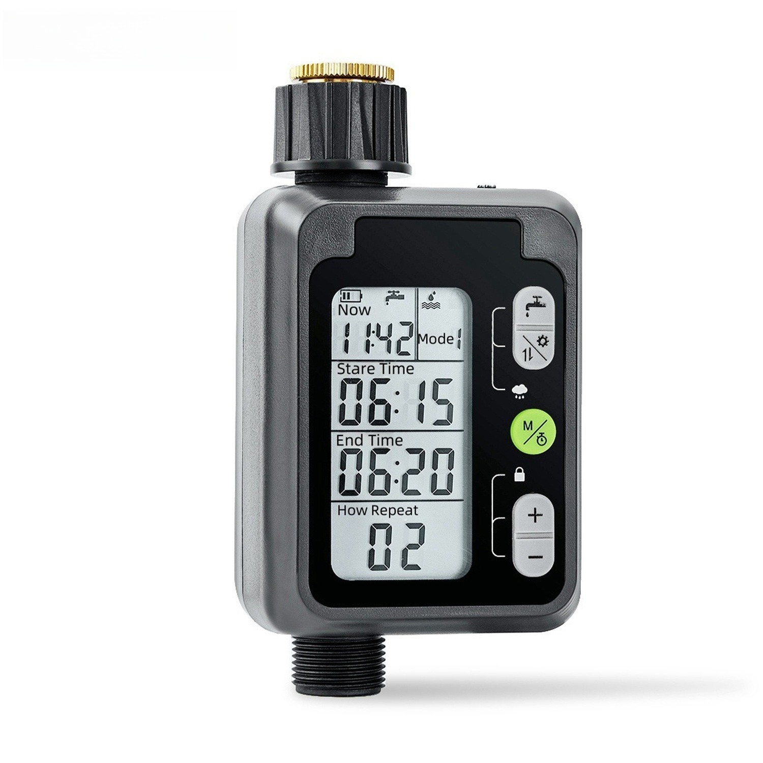 Minuterie d'arrosage électronique de LCD, minuterie d'arrosage automatique de tuyau, minuterie intelligente pour le jardin