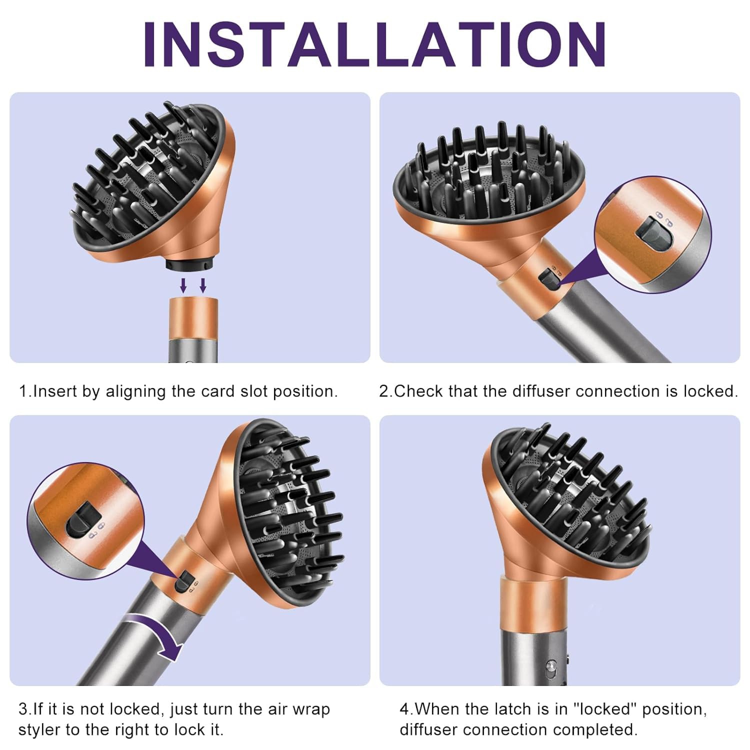 Hair Dryer Diffuser Nozzle for Dyson Airwrap Airwrap HS05 HS01 Hair Dryer