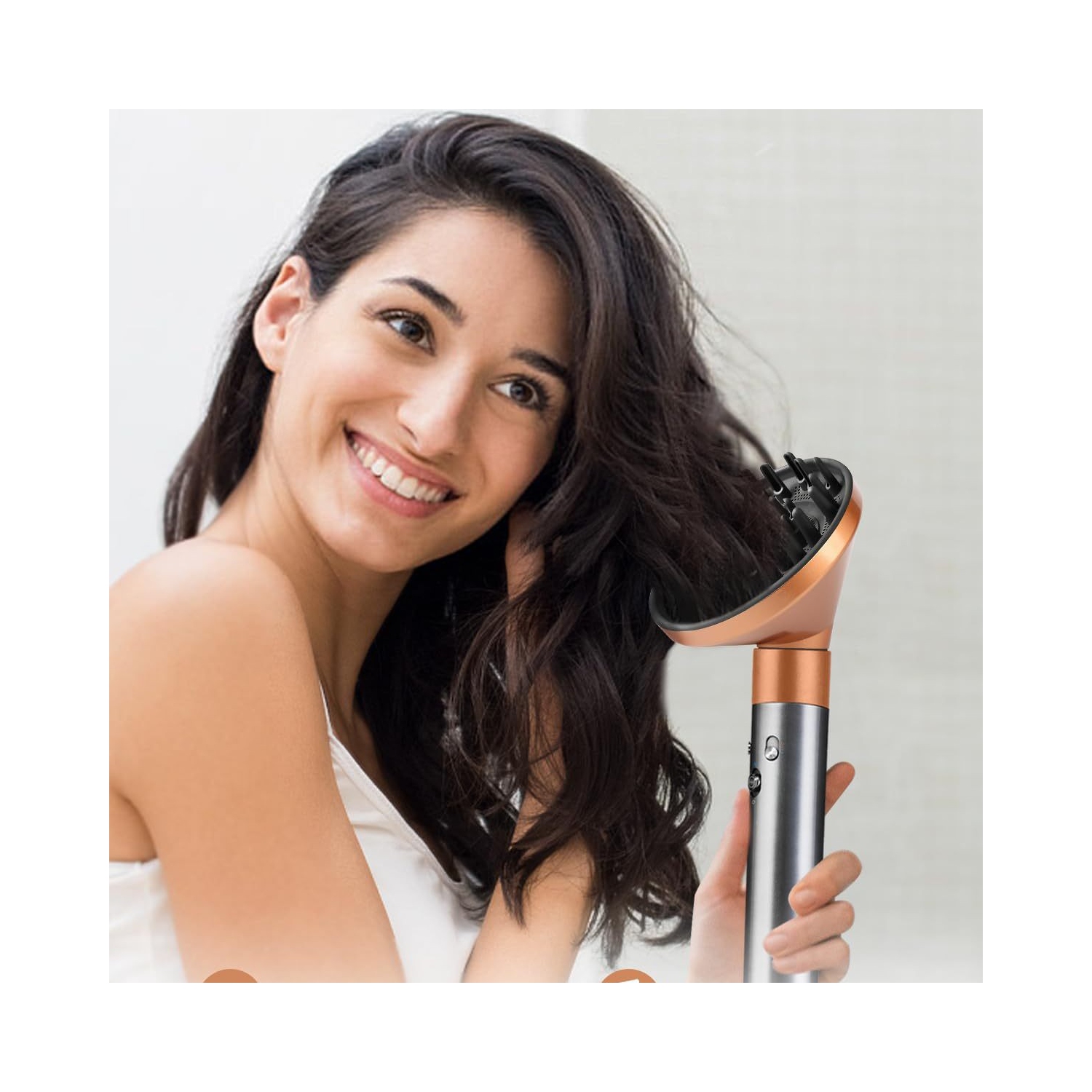 Tête de brosse pour sèche-cheveux, adaptée aux accessoires de fer à friser HS01/HS05 de Dyson