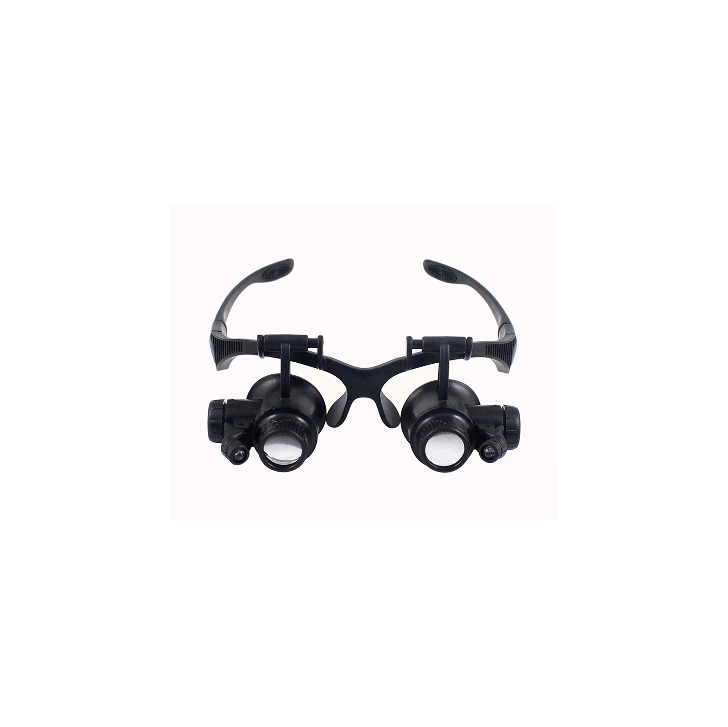 Head mounted magnifier with LED light 10x 15x 20x 25x binocular magnifier watch repair inspection identification tool
