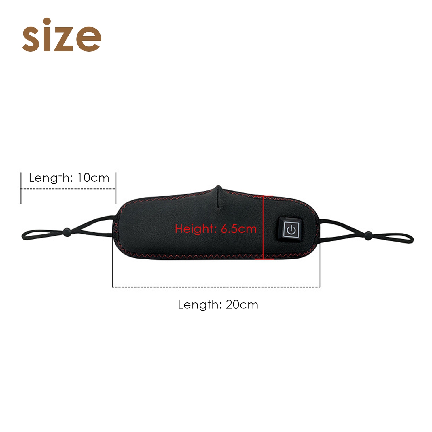 Red Light Therapy Heated Nose Mask, Rechargeable Hot Compress Nose Mask Relieves Rhinitis and Nasal Congestion