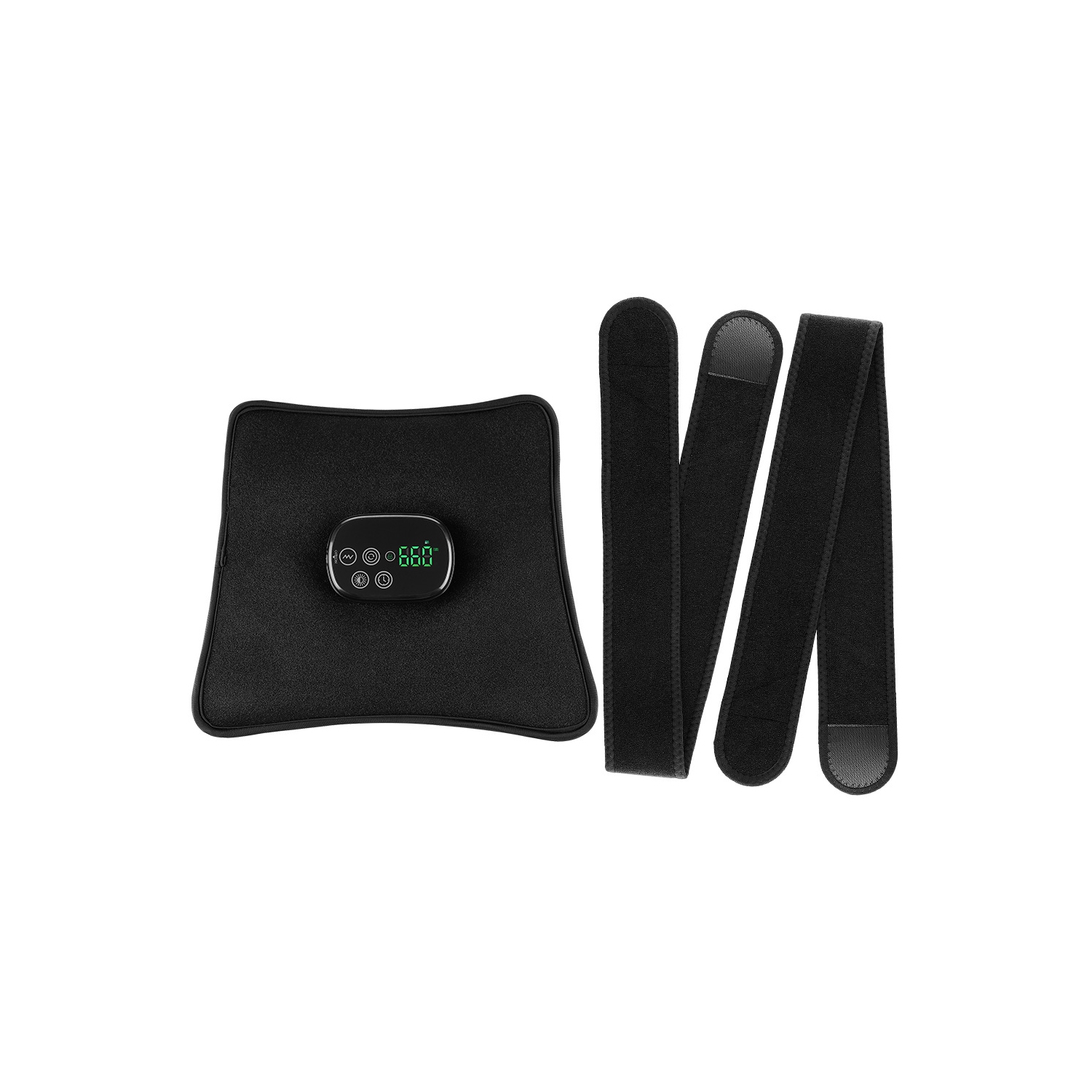 Ceinture thérapeutique à lumière rouge, coussin de massage multifonction chauffant pour les genoux, coussin de luminothérapie pour les jambes à