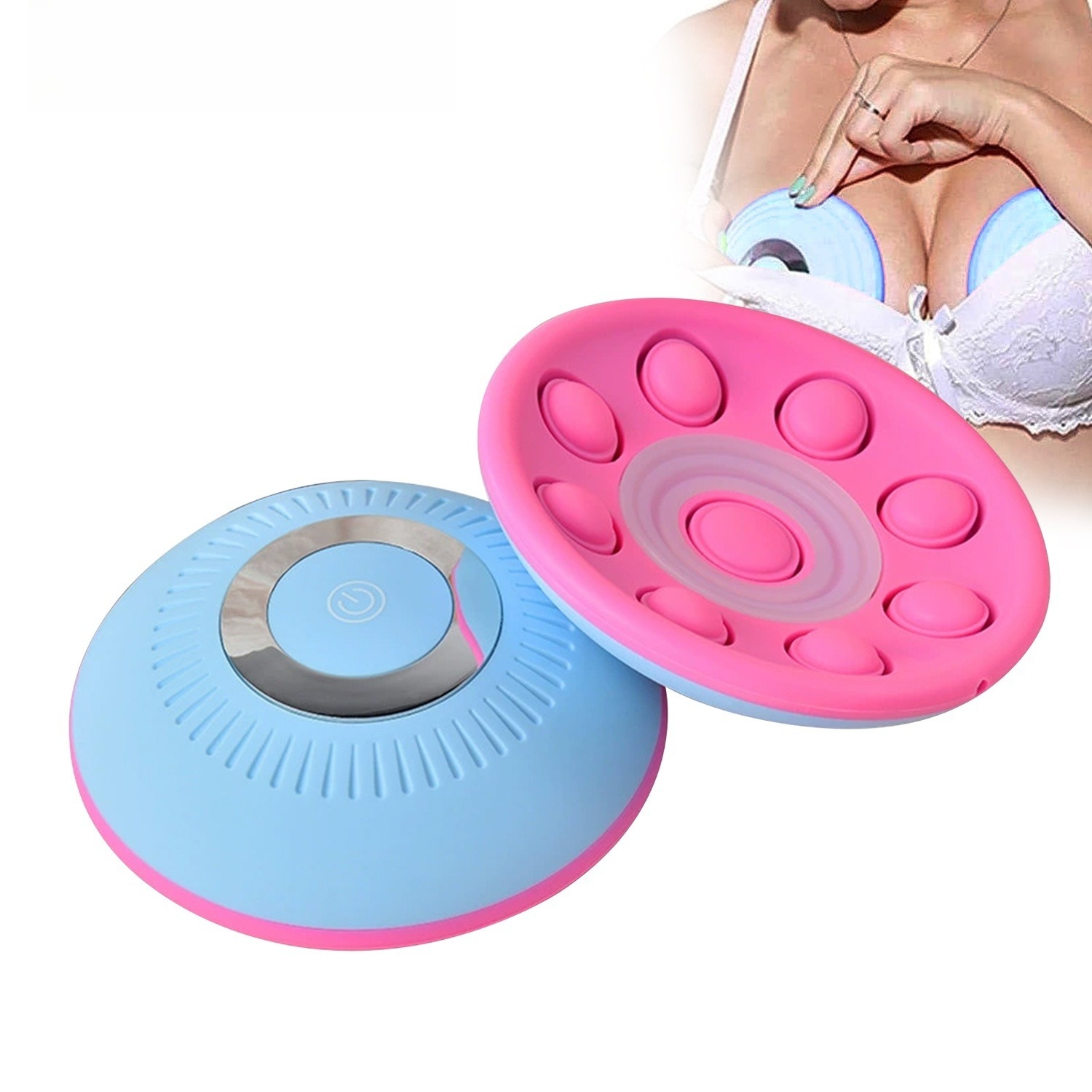 Appareil de massage pour le sein, appareil de massage vibrant pour les seins, instrument de beauté du sein sans fil à télécommande