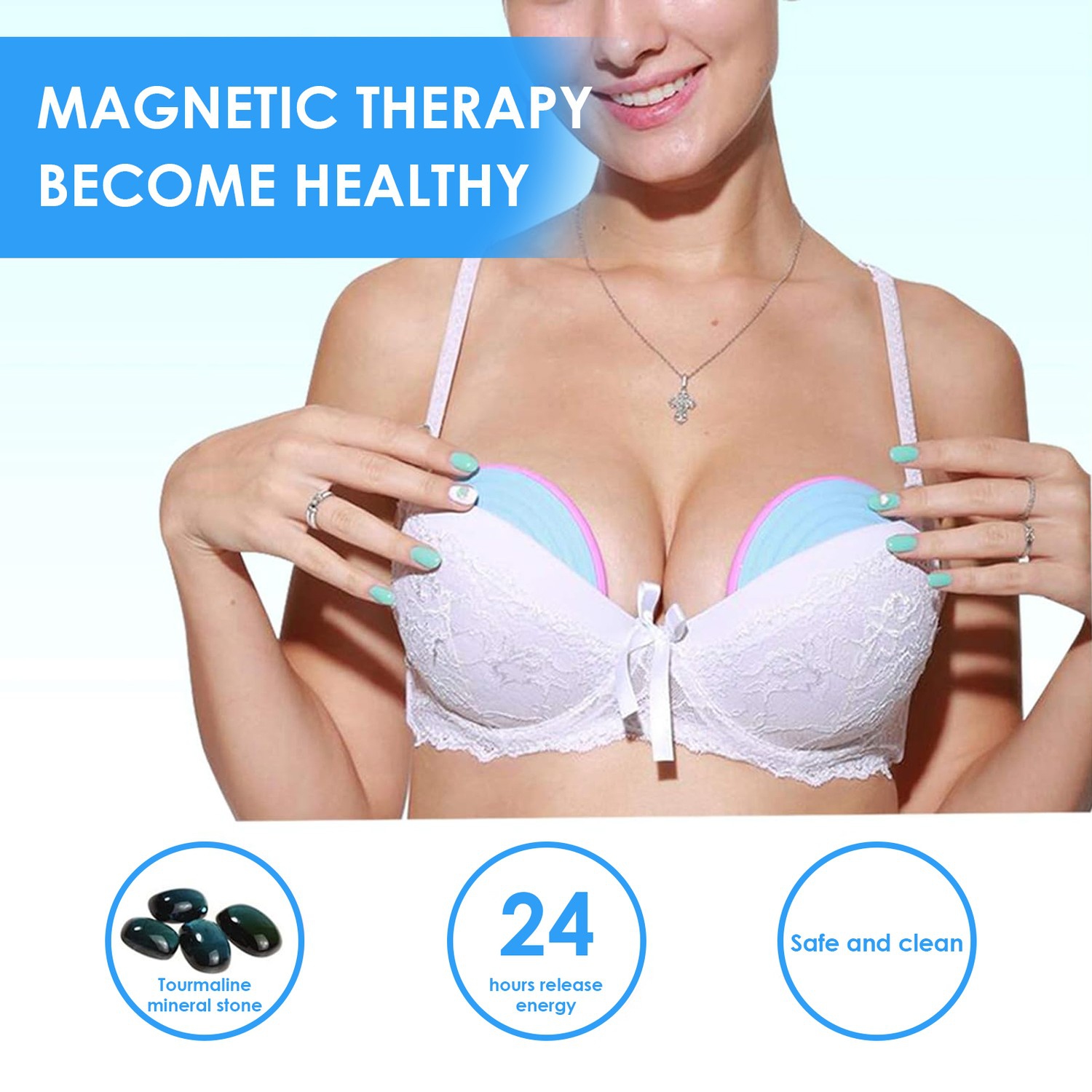 Appareil de massage pour le sein, appareil de massage vibrant pour les seins, instrument de beauté du sein sans fil à télécommande