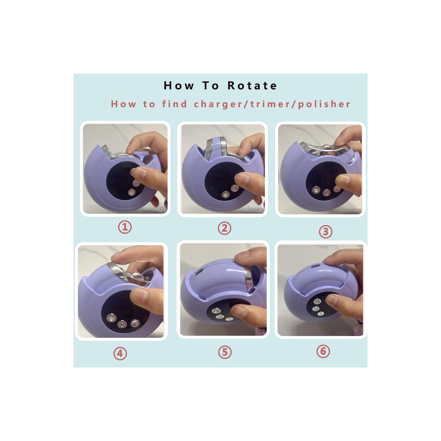 Coupe-ongles électrique 3 en 1, coupe-ongles miniature portatif avec lumière, 3 vitesses, chargement USB, bon pour la manucure