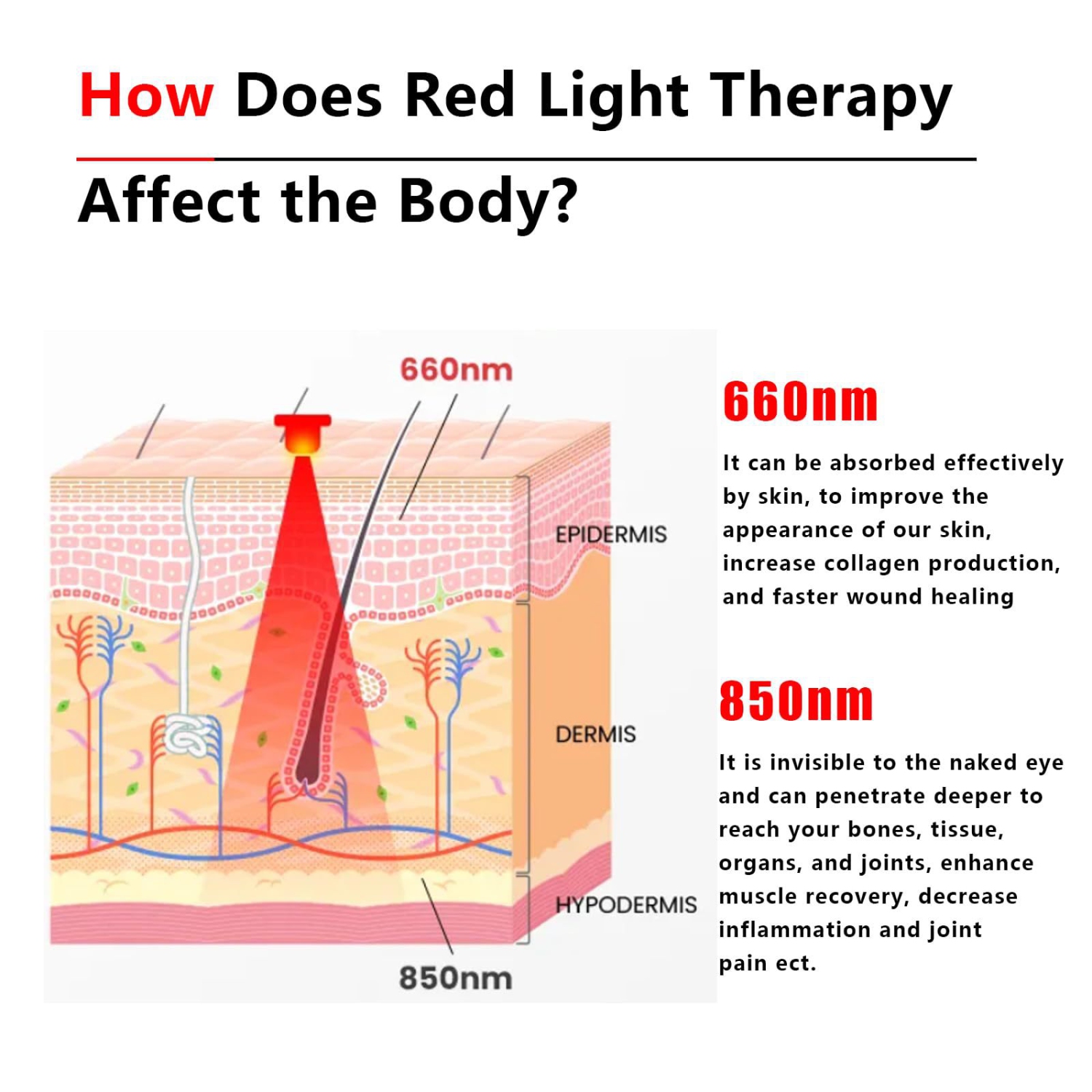 Body Red Light Therapy Lamp, Infrared Red Light Therapy Lamp with Stand, Home Light Therapy Device