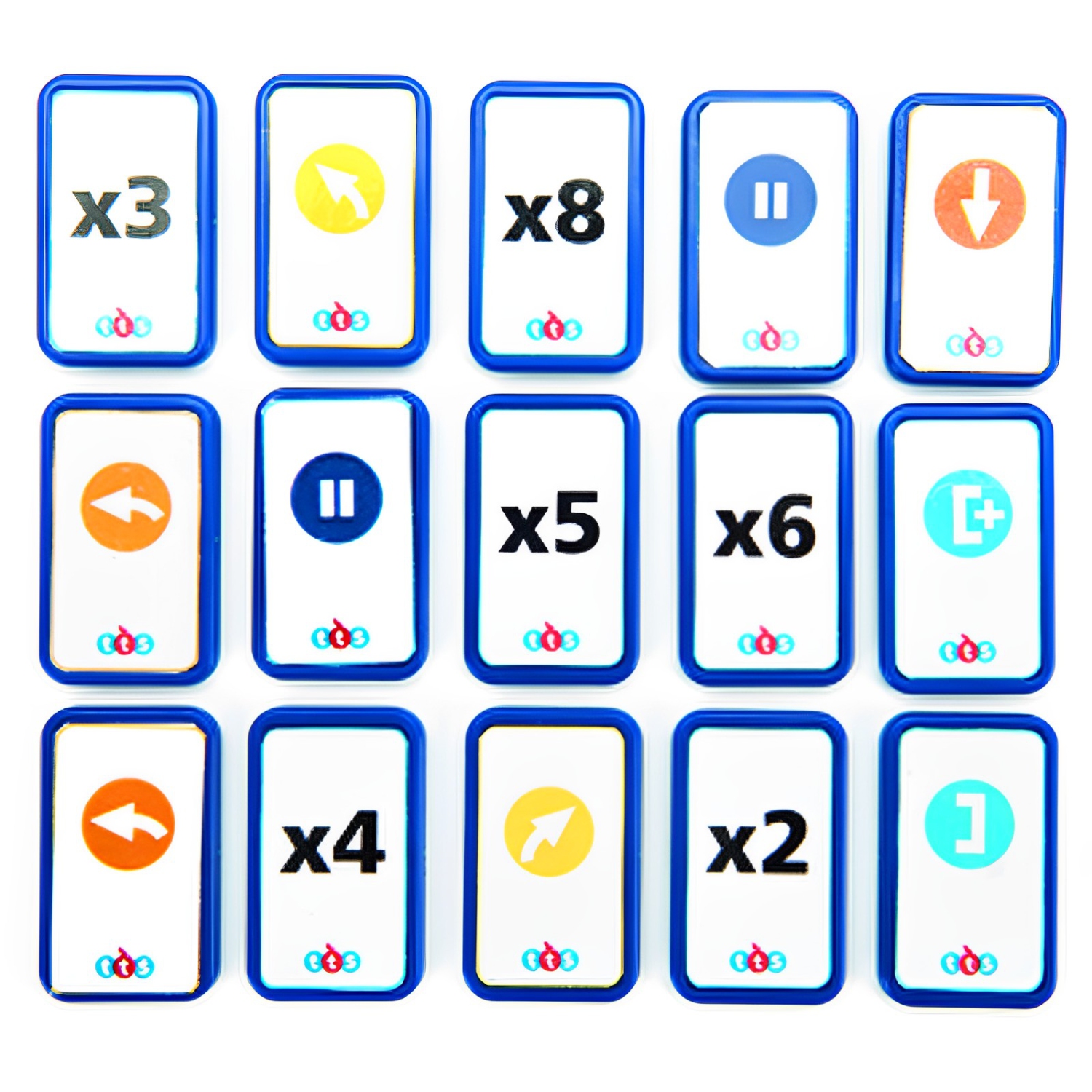 Ensemble TTS Blue-bot Tactile&nbsp;: Robot Blue-bot, ensemble de lecteurs tactiles et extension de cartes tactiles convenant aux enfants de 3 ans et