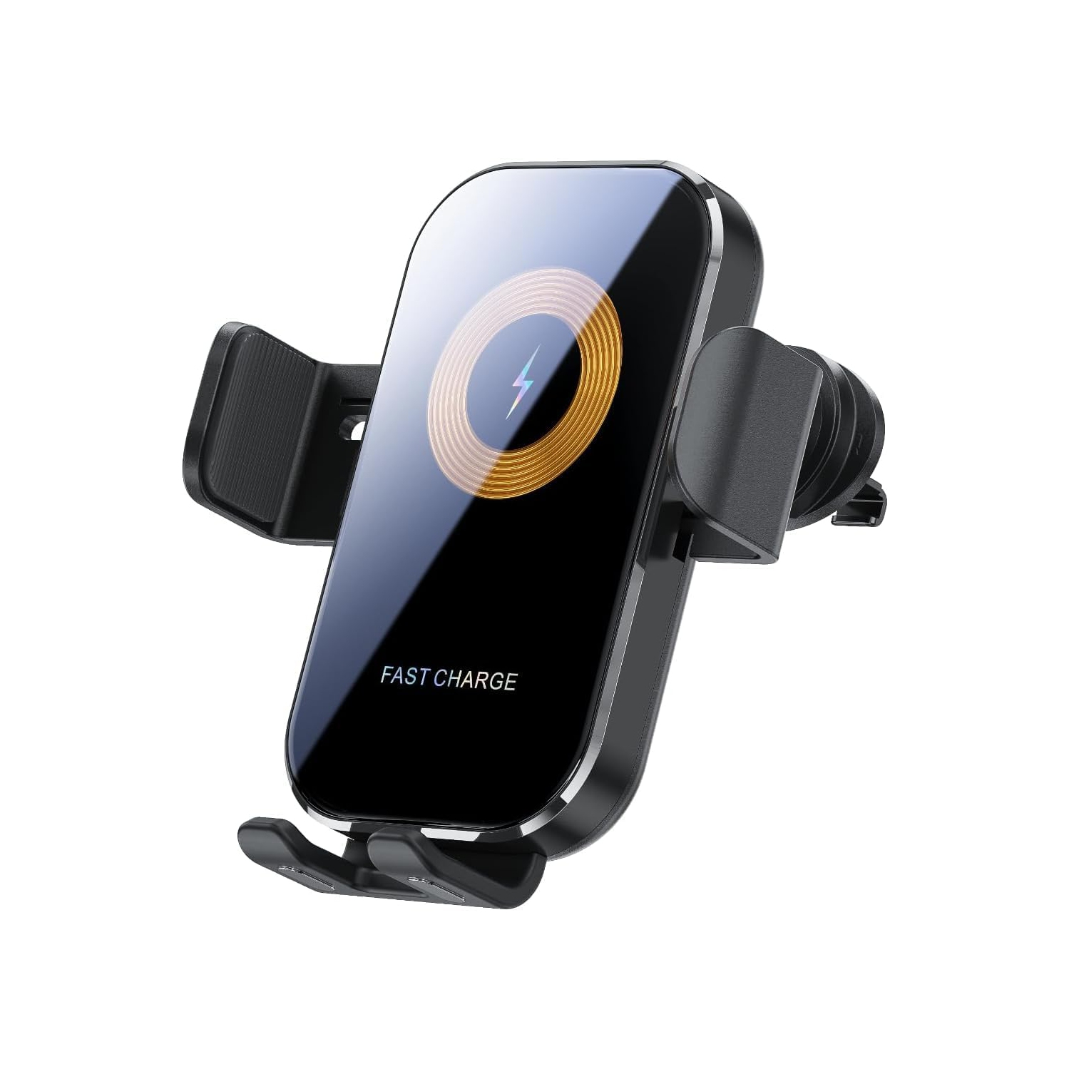 Wireless Car Charger,15W Fast Charging Auto-Clamping Wireless Car Charger Mount Air Vent Cell Phone Holder Compatible iPhone / Samsung Galaxy(Black)