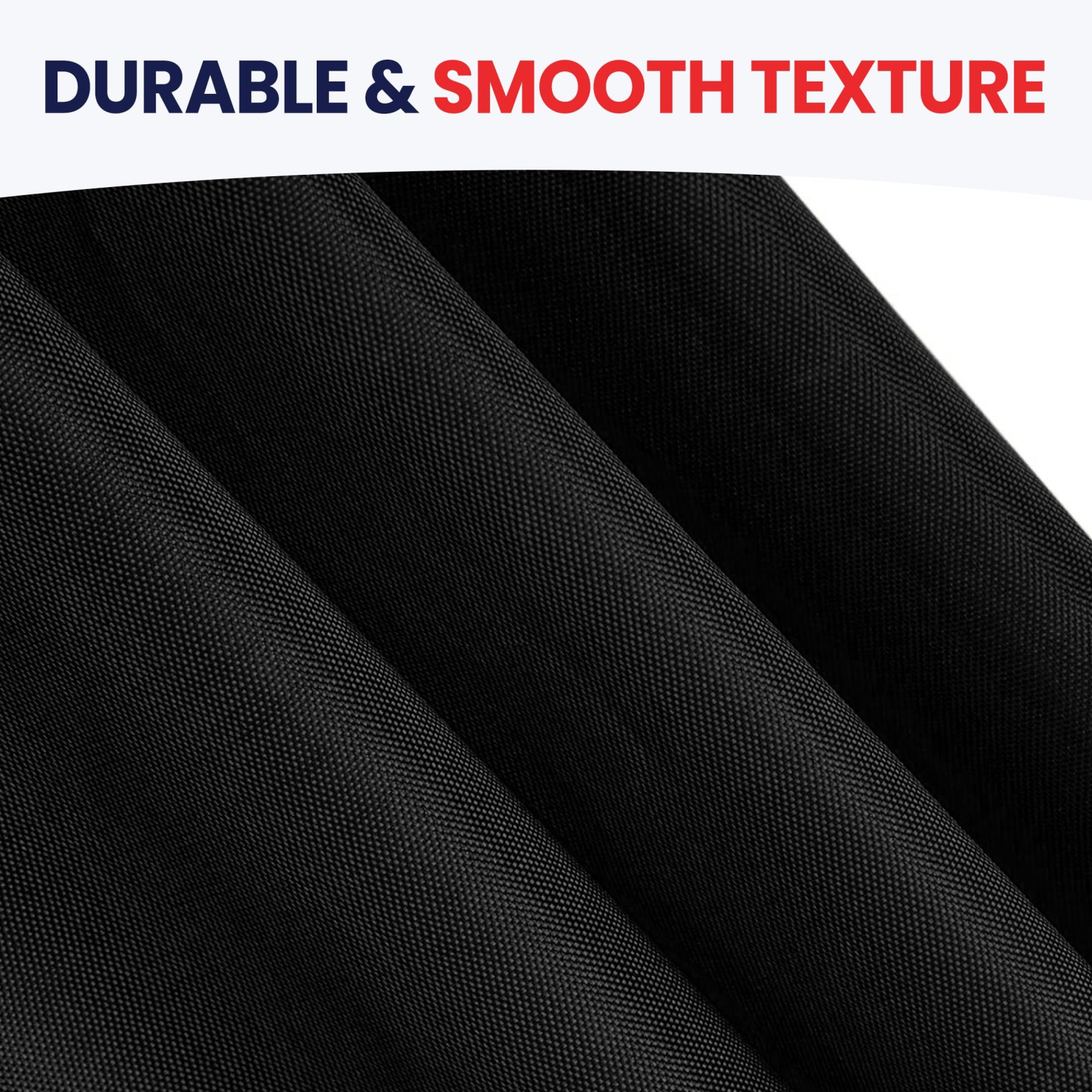 Canadian Linen Nylon Laundry Bags, 24"x36", 2 Pack, Drawstring Clothes Organizer Waterproof Fabric Durable Storage Bag Hamper, Black