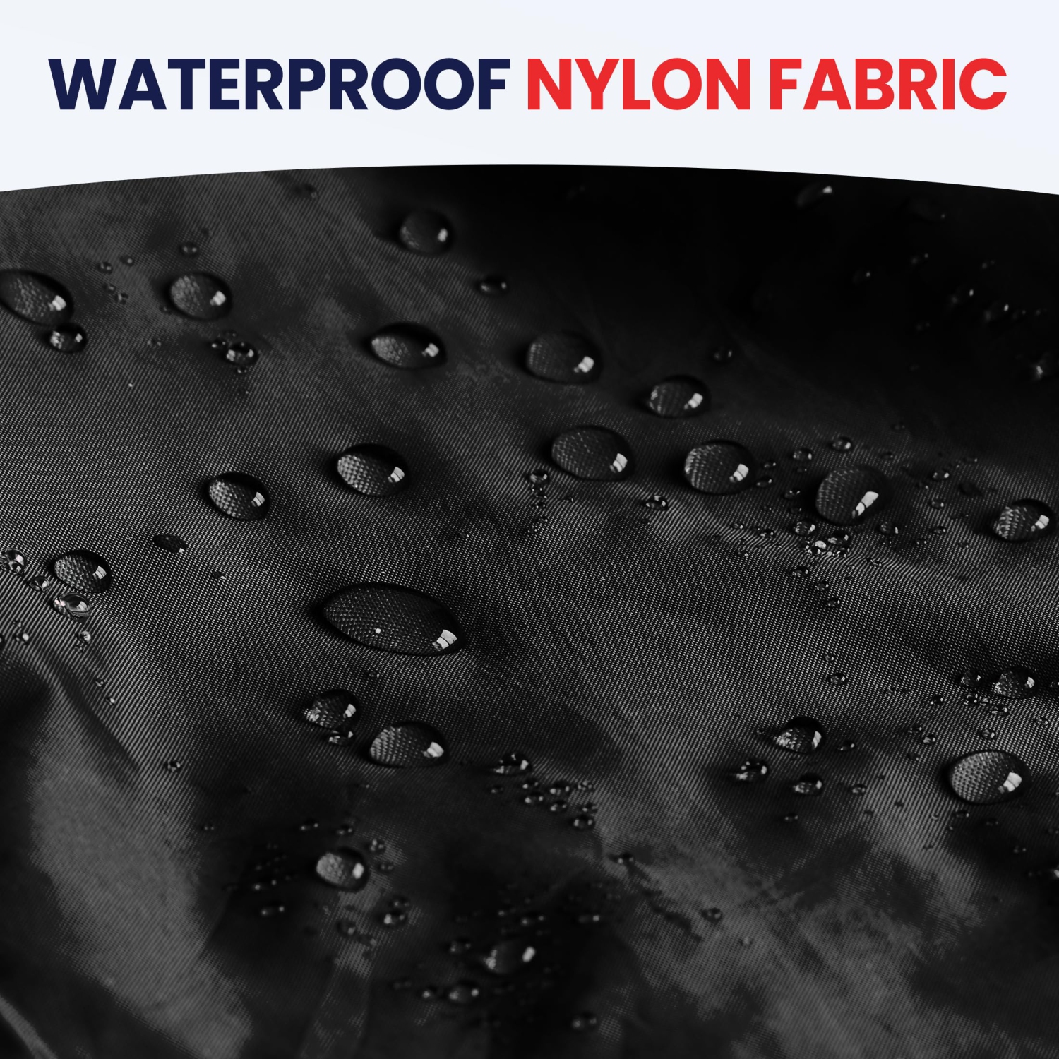 Canadian Linen Nylon Laundry Bags, 24"x36", 2 Pack, Drawstring Clothes Organizer Waterproof Fabric Durable Storage Bag Hamper, Black