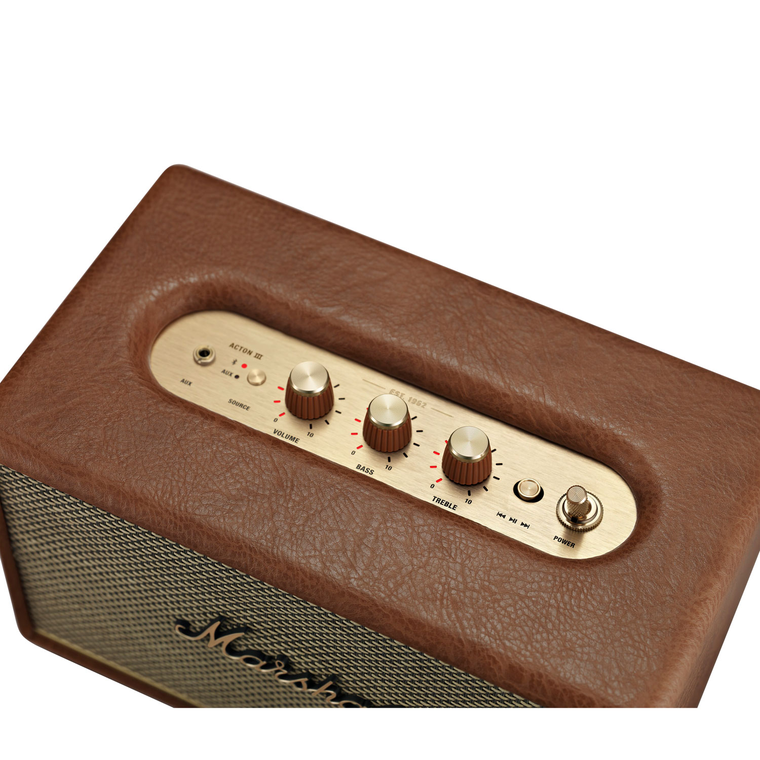 Haut-parleur Bluetooth sans fil Acton III de Marshall - Brun