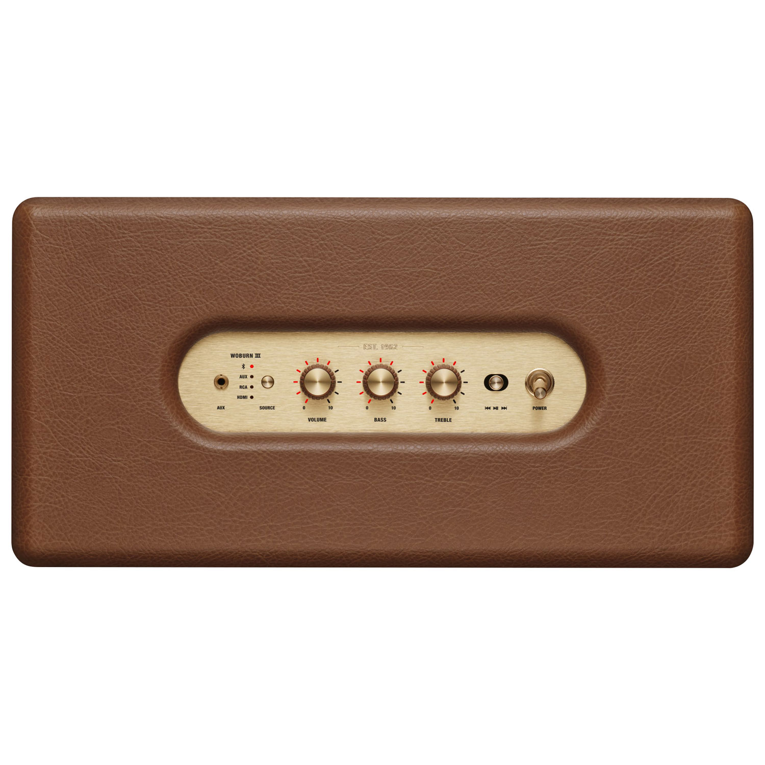 Haut-parleur Bluetooth sans fil Woburn III de Marshall - Brun
