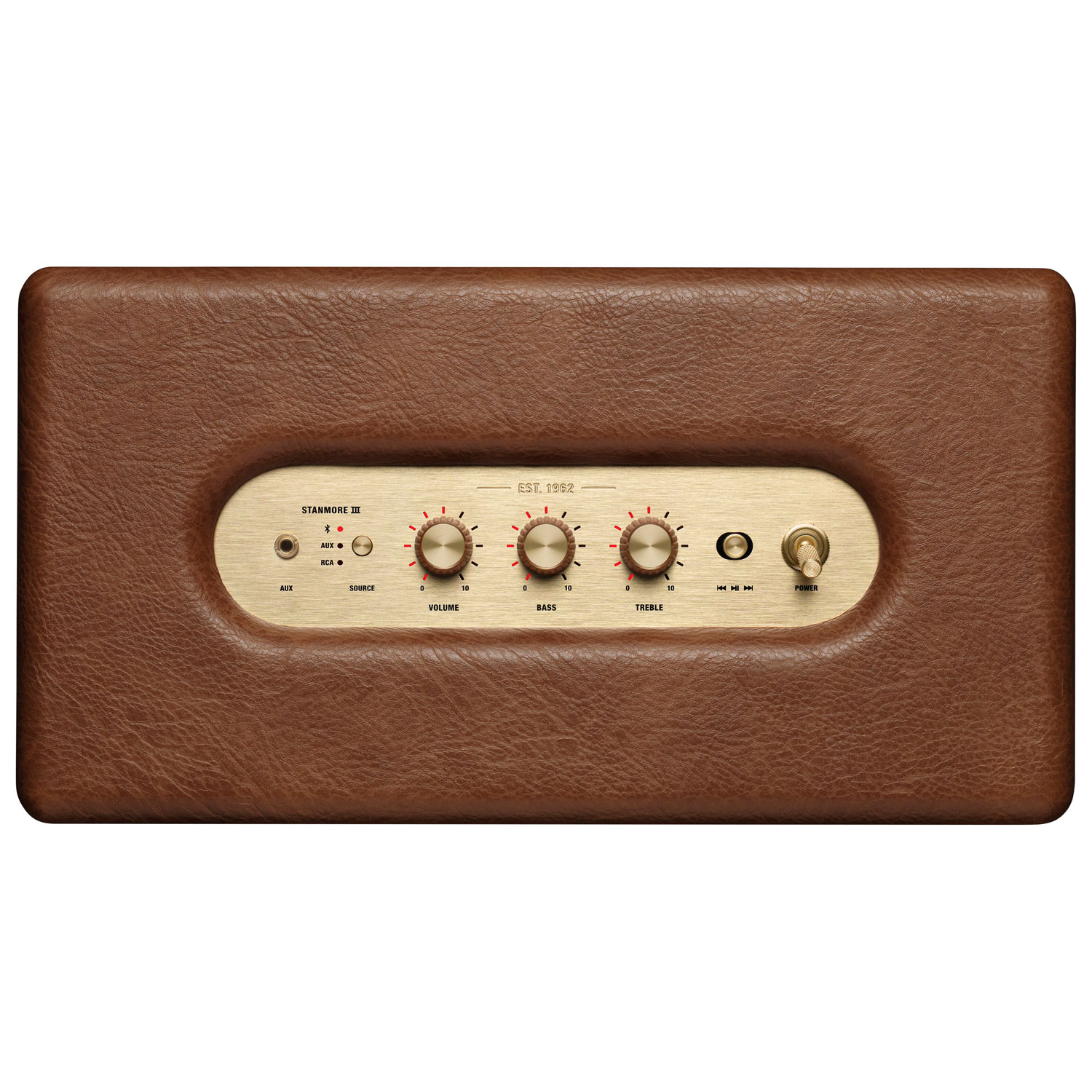 Haut-parleur Bluetooth sans fil Stanmore III de Marshall - Brun