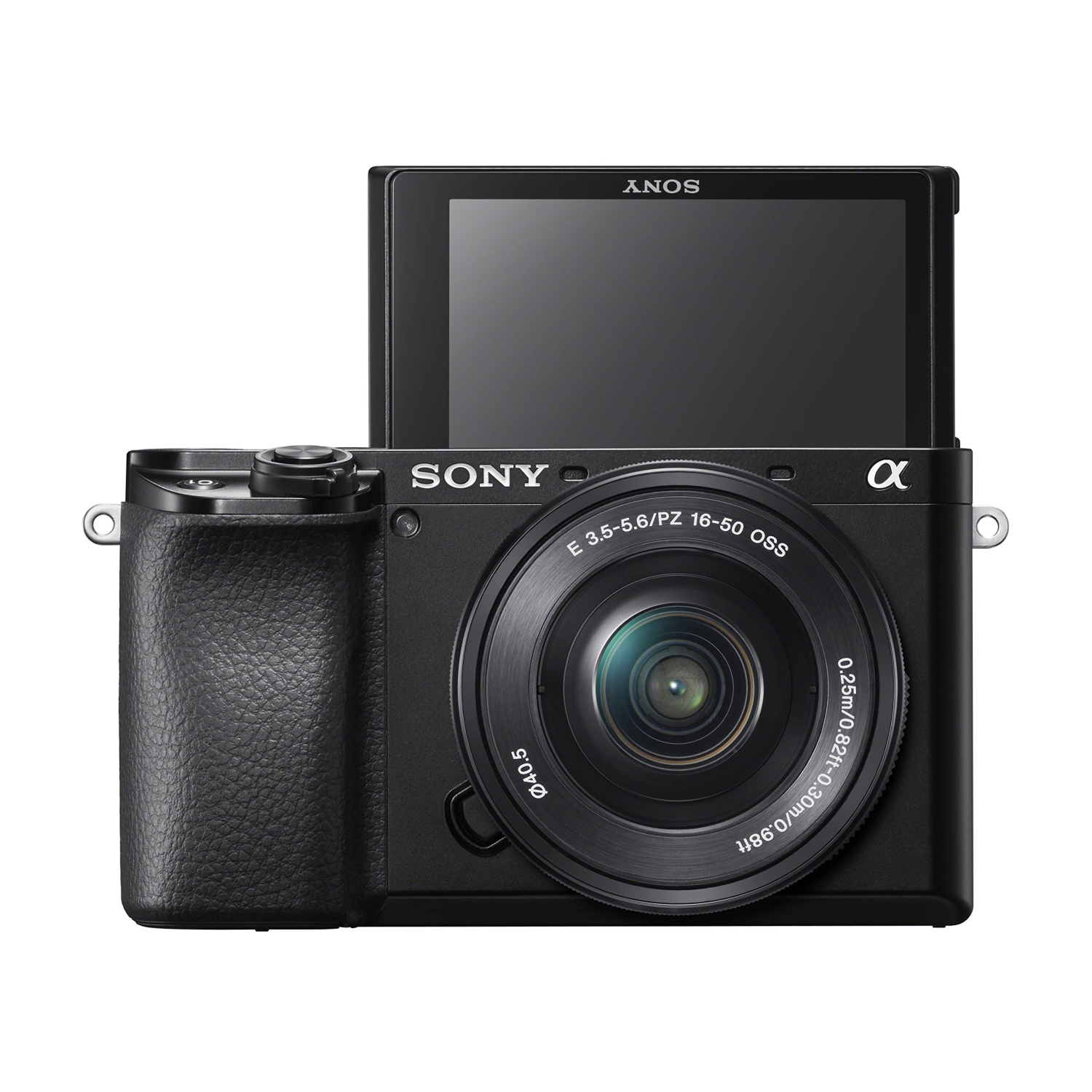Refurbished - Sony Alpha a6100 24.2MP Mirrorless Camera - Black (with 16-50mm Lens Kit)