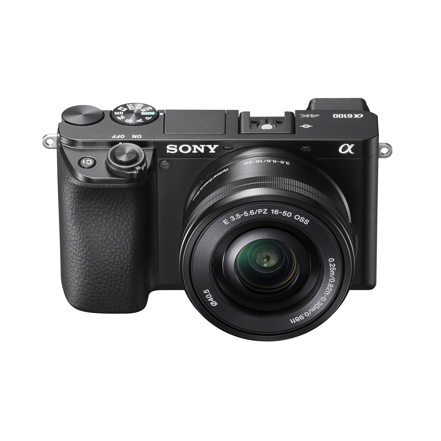 Refurbished - Sony Alpha a6100 24.2MP Mirrorless Camera - Black (with 16-50mm Lens Kit)