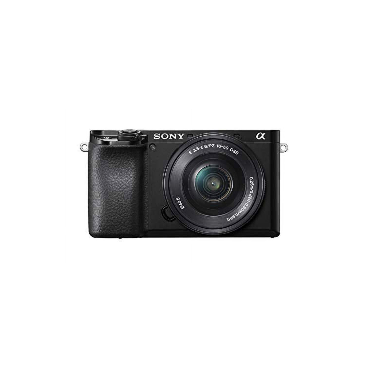 Refurbished - Sony Alpha a6100 24.2MP Mirrorless Camera - Black (with 16-50mm Lens Kit)