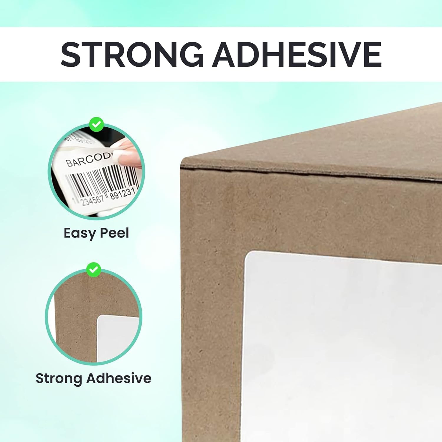 MotionGrey 2 Pack 4x6 Direct Thermal Shipping Labels 500 Labels/Roll, White Permanent Adhesive, Compatible with Rollo Zebra Printers for UPS FedEx