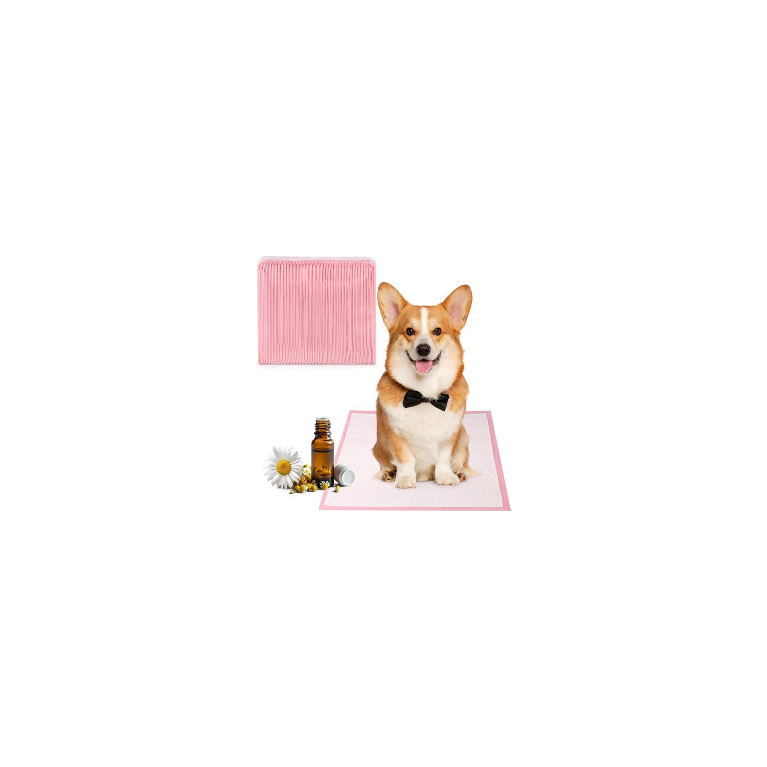 Luxuries Extra Thick Dog Training Pads – 40% Thicker Puppy Pee Pads with Chamomile Scent, 5-Layer Leak-Proof Protection, Super Absorbent Potty Pads