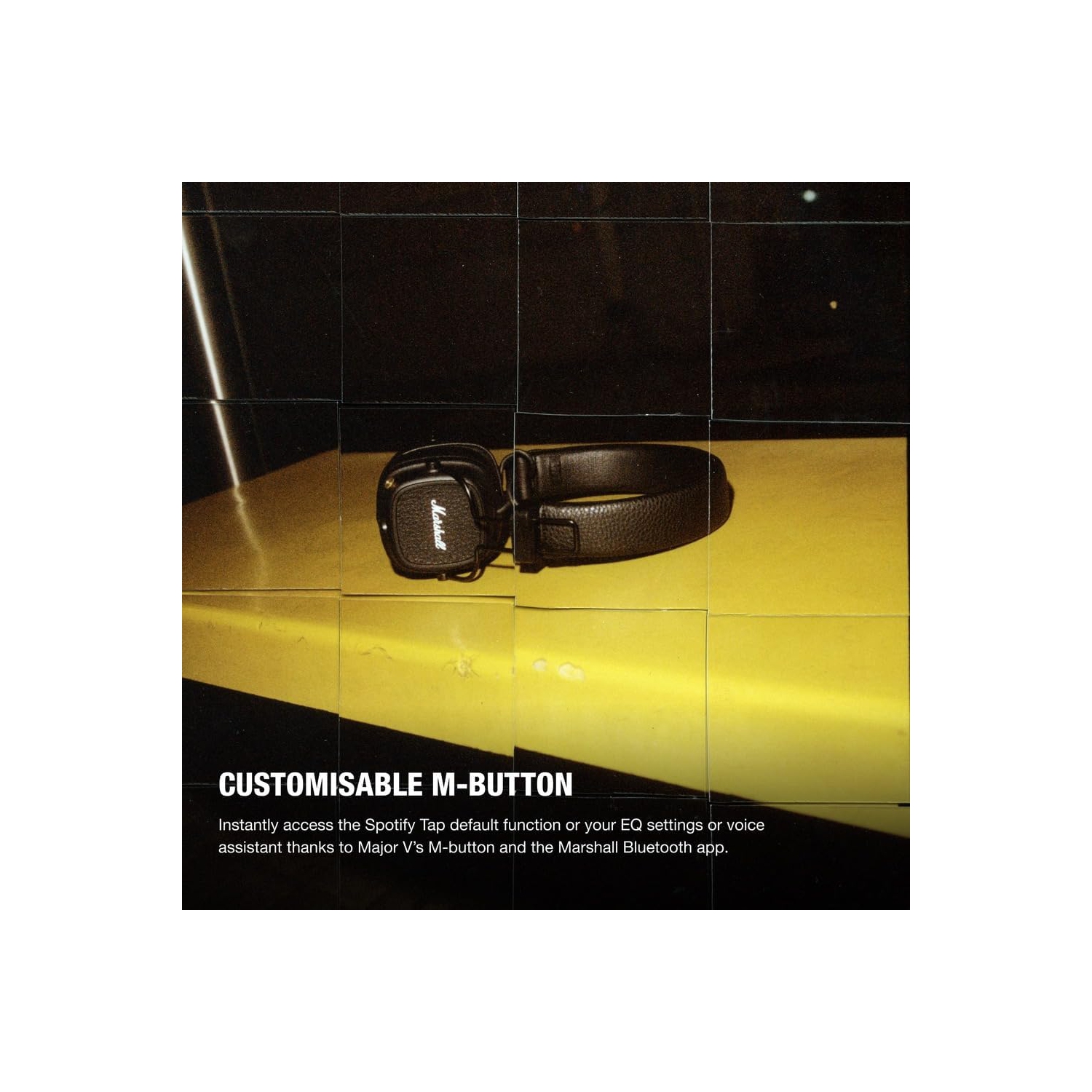 Casque d'écoute Bluetooth Major V de Marshall - Noir