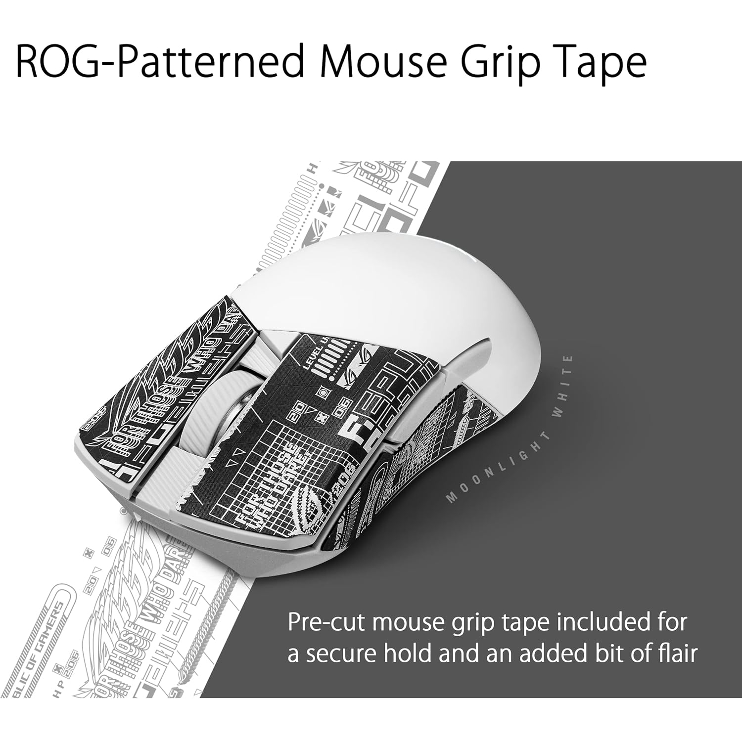 Souris de jeu optique sans fil ROG Gladius III WL Aimpoint 36000&nbsp;ppp d'ASUS - Blanc