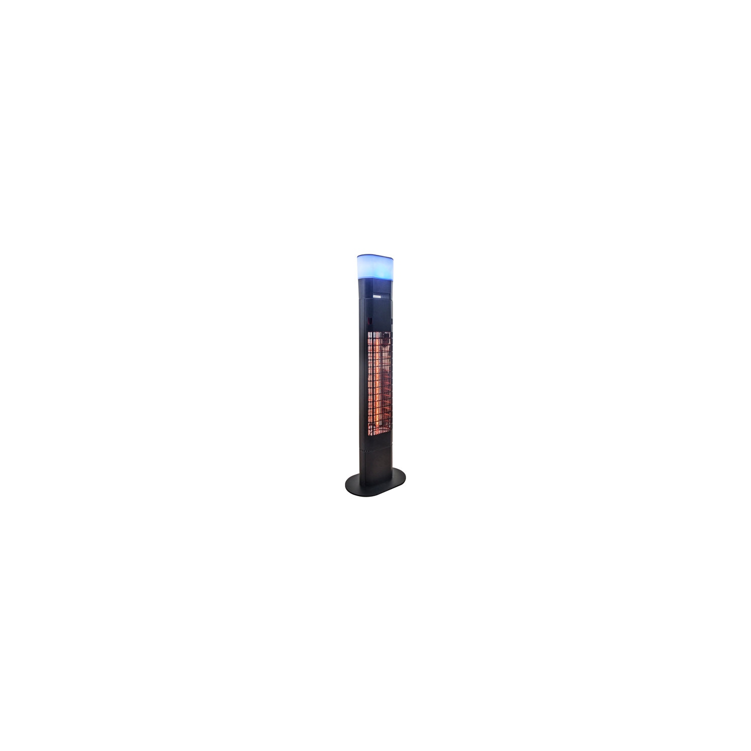 EnerG+ HEA-21848 Freestanding Electric Infrared Heater - 5,100 BTU - Black