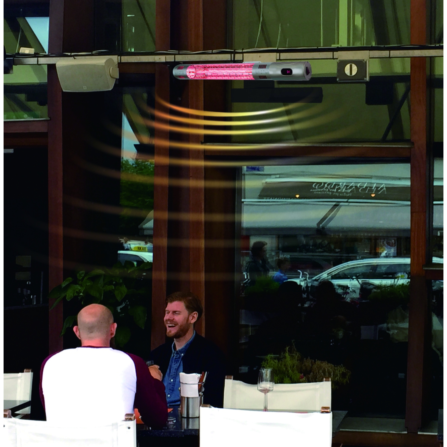 Radiateur de patio mural à infrarouge de Westinghouse - 5100&nbsp;BTU