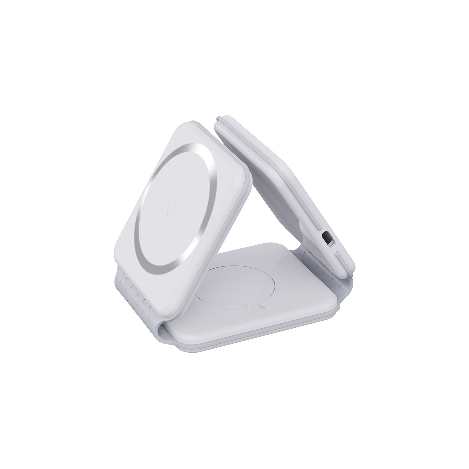 3 IN 1 Wireless Charger Pad Stand Foldable for iPhone 15 14 13 12 Apple Watch AirPods Macsafe Fast Charging Dock