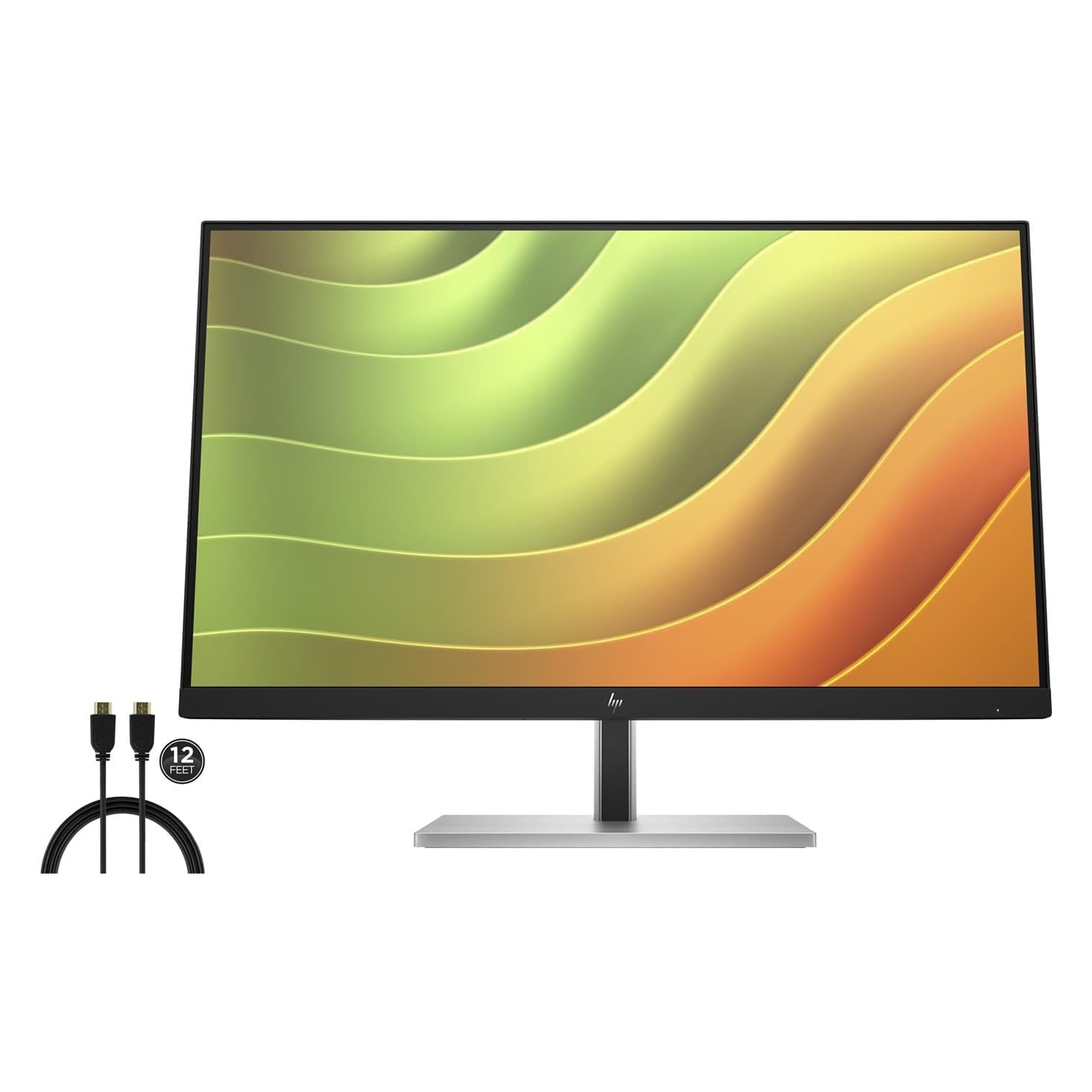HP Monitor 24 Inch E24u G5-1920x1080, IPS, Ultra-Slim Design, Adjustable Stand, Anti-Glare, USB-C Connectivity, with HDMI Cable, Ideal for Home and