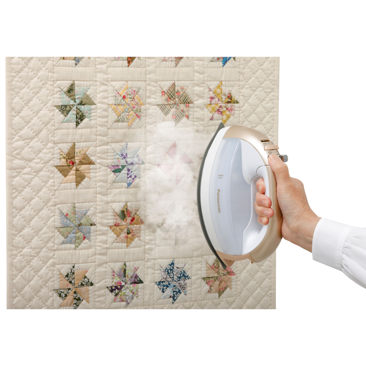 Panasonic Cordless Steam/Dry Iron - Champagne