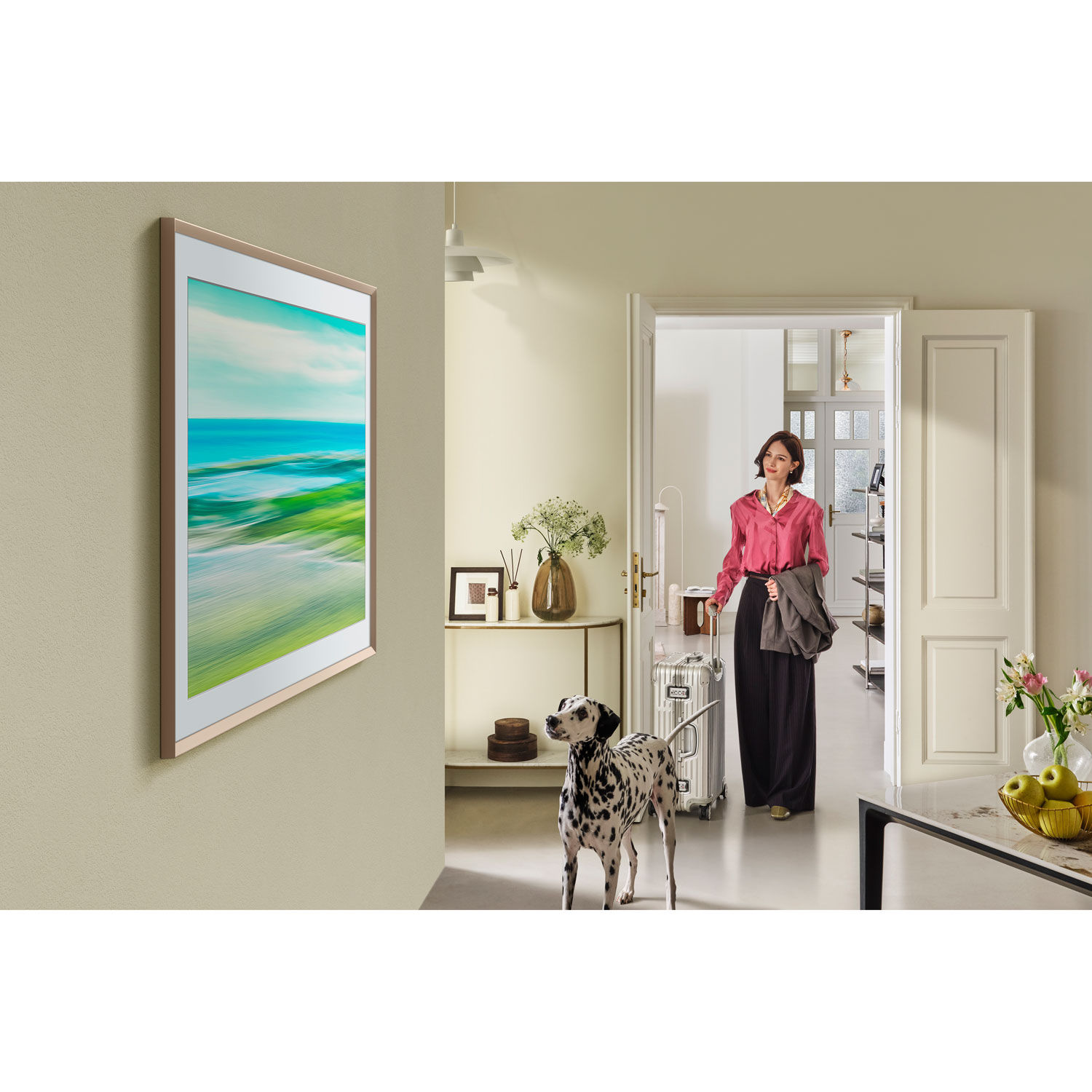 Téléviseur intelligent Tizen HDR Neo QLED UHD 4K 85 po The Frame Pro série LS03FW de Samsung - 2025