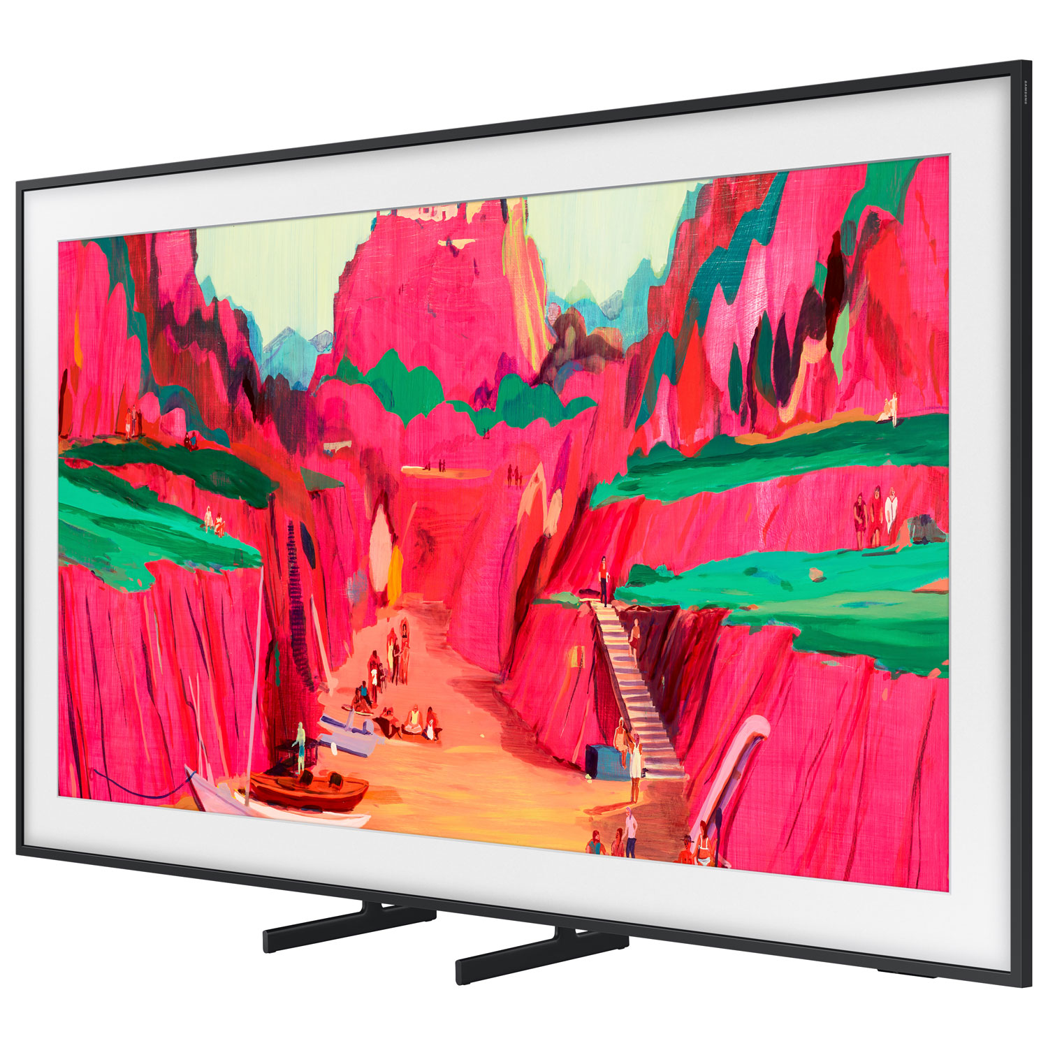 Téléviseur intelligent Tizen HDR Neo QLED UHD 4K 85 po The Frame Pro série LS03FW de Samsung - 2025