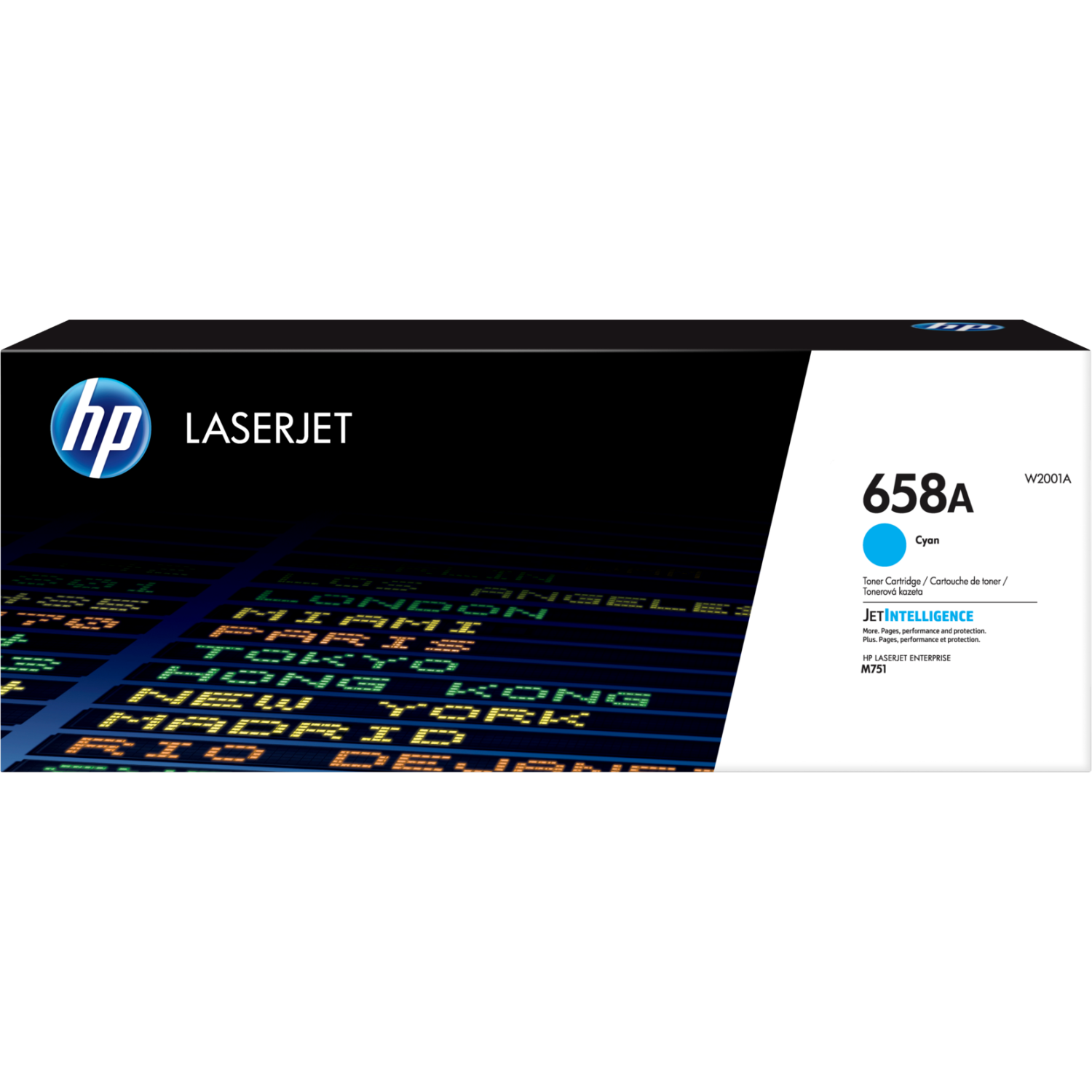 HP 658A Cyan Original LaserJet Toner Cartridge -