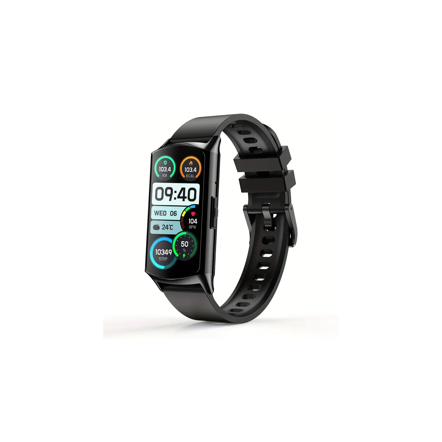 Montre intelligente, moniteur d'activité avec écran AMOLED, multifonctions pour hommes et femmes + support pour odomètre léger pour le vélo