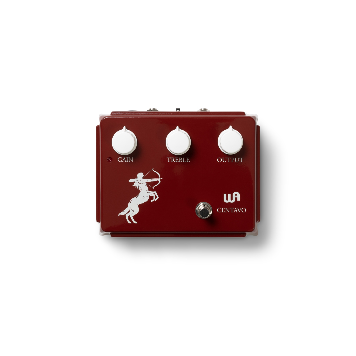 Pédale d'overdrive professionnelle Centavo de Warm Audio - Rouge centavo Tribute