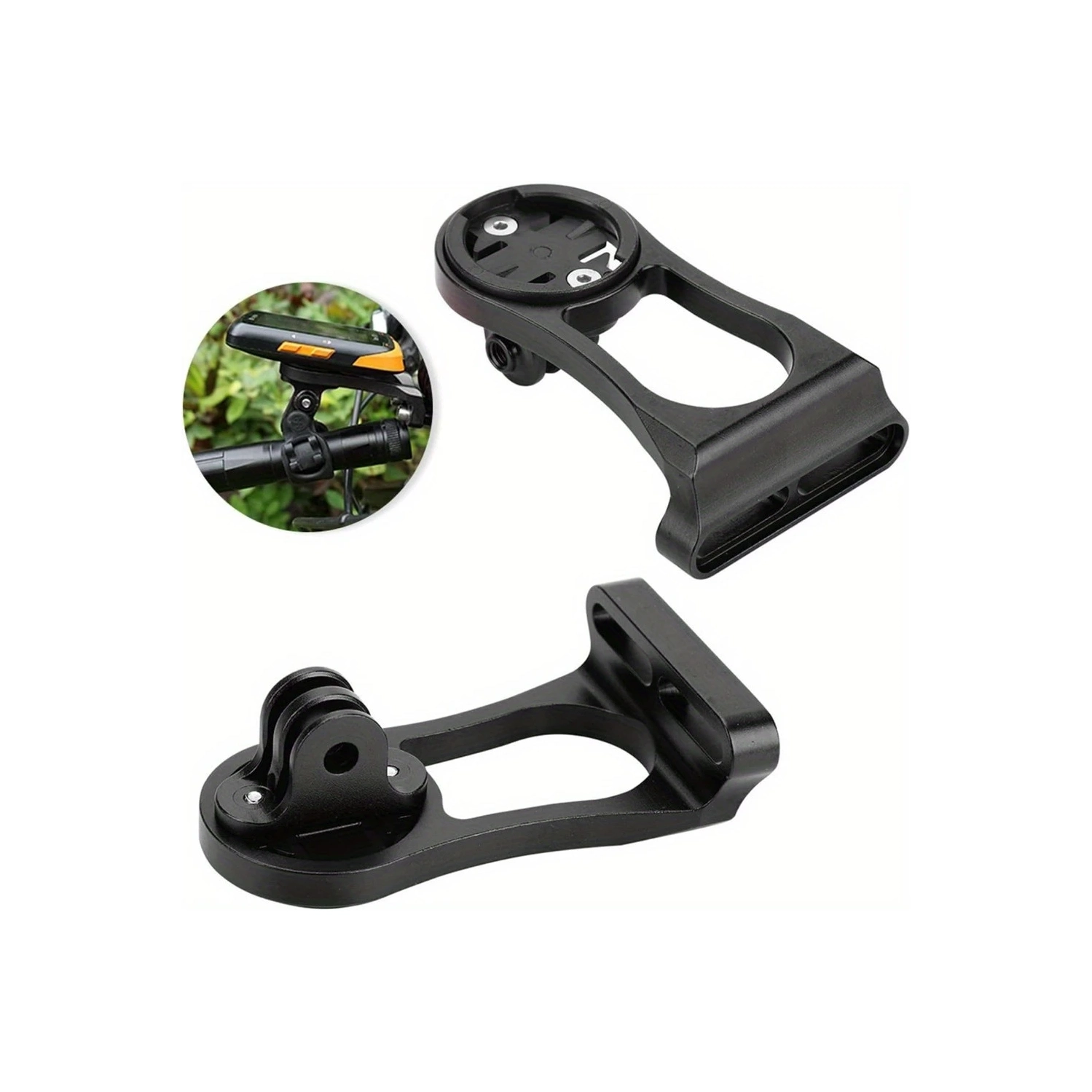 Montre intelligente de AMOLED avec modes de sport et voix à intelligence artificielle, et support pour vélo avec pince pour appareil photo