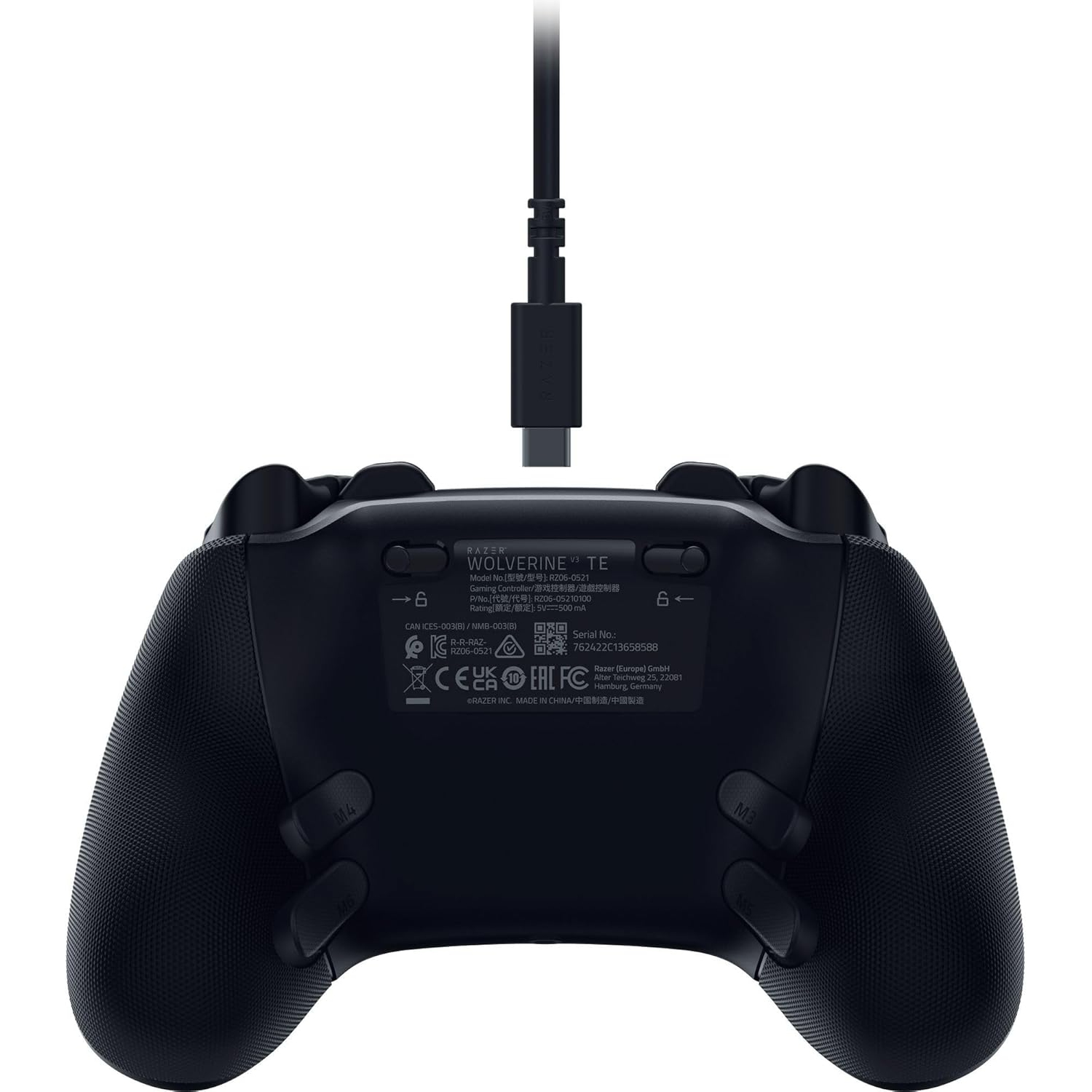 Manette avec fil Wolverine V3 Tournament Edition de Razer pour Xbox Series X|S et PC - Noir