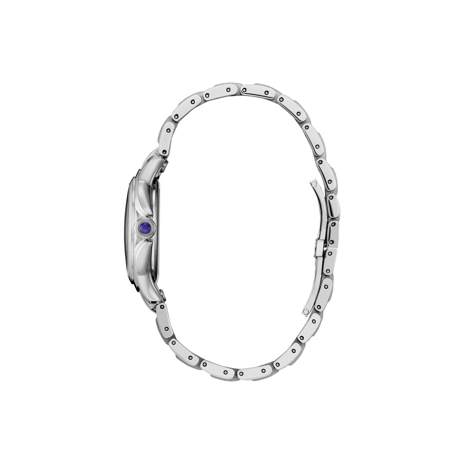 Montre pour femmes Eco-Drive L Ceci de Citizen 31,5&nbsp;mm avec boîtier et bracelet en acier inoxydable argenté et cadran noir