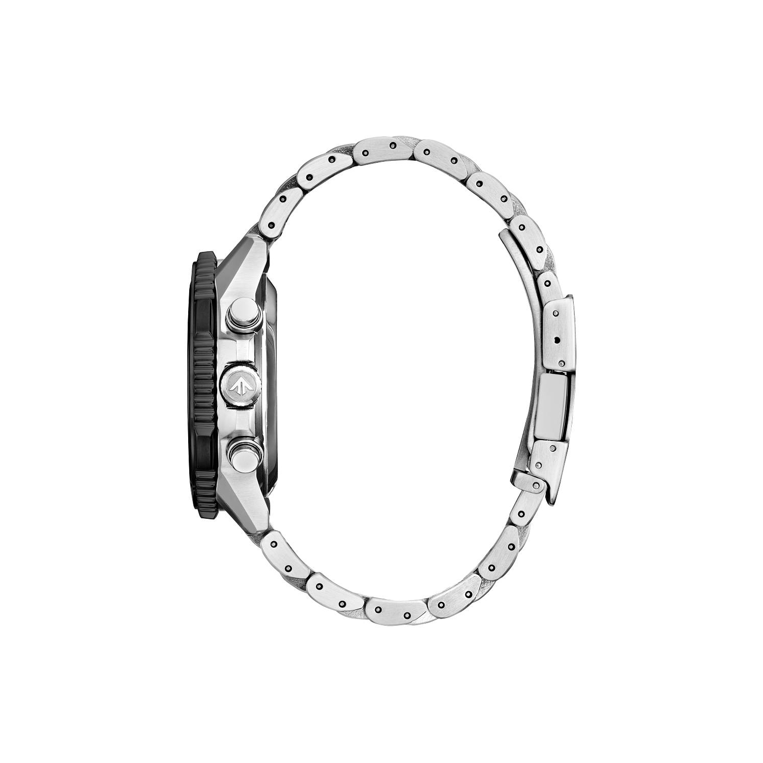 Citizen Mens Promaster Navihawk Eco-Drive Watch 40mm Silver-Tone Stainless Steel Case and Bracelet with Khaki Dial