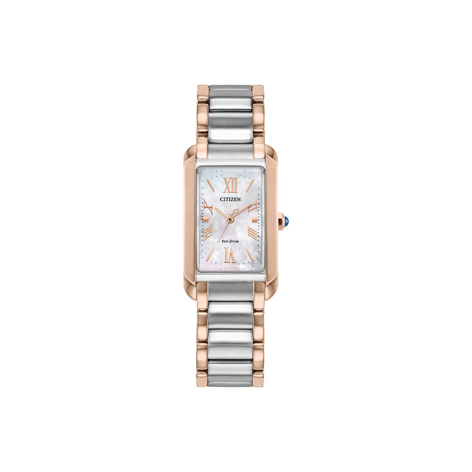 Citizen Ladies Citizen L Bianca Eco-Drive Watch 32.4mm Two-Tone Stainless Steel Case and Bracelet with Pink Dial