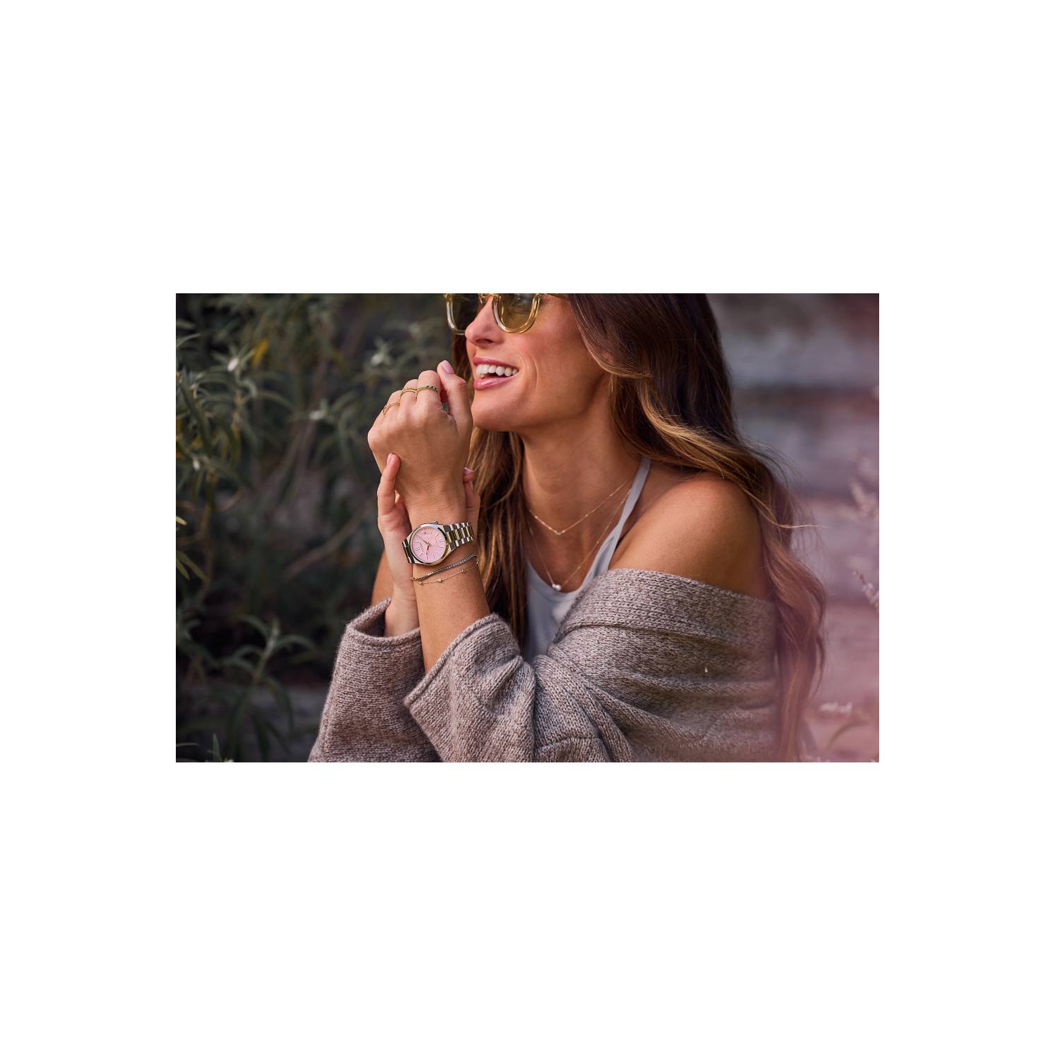 Citizen Unisex Tsuyosa 37Mm Automatic Watch 37mm Silver-Tone Stainless Steel Case and Bracelet with Pink Dial