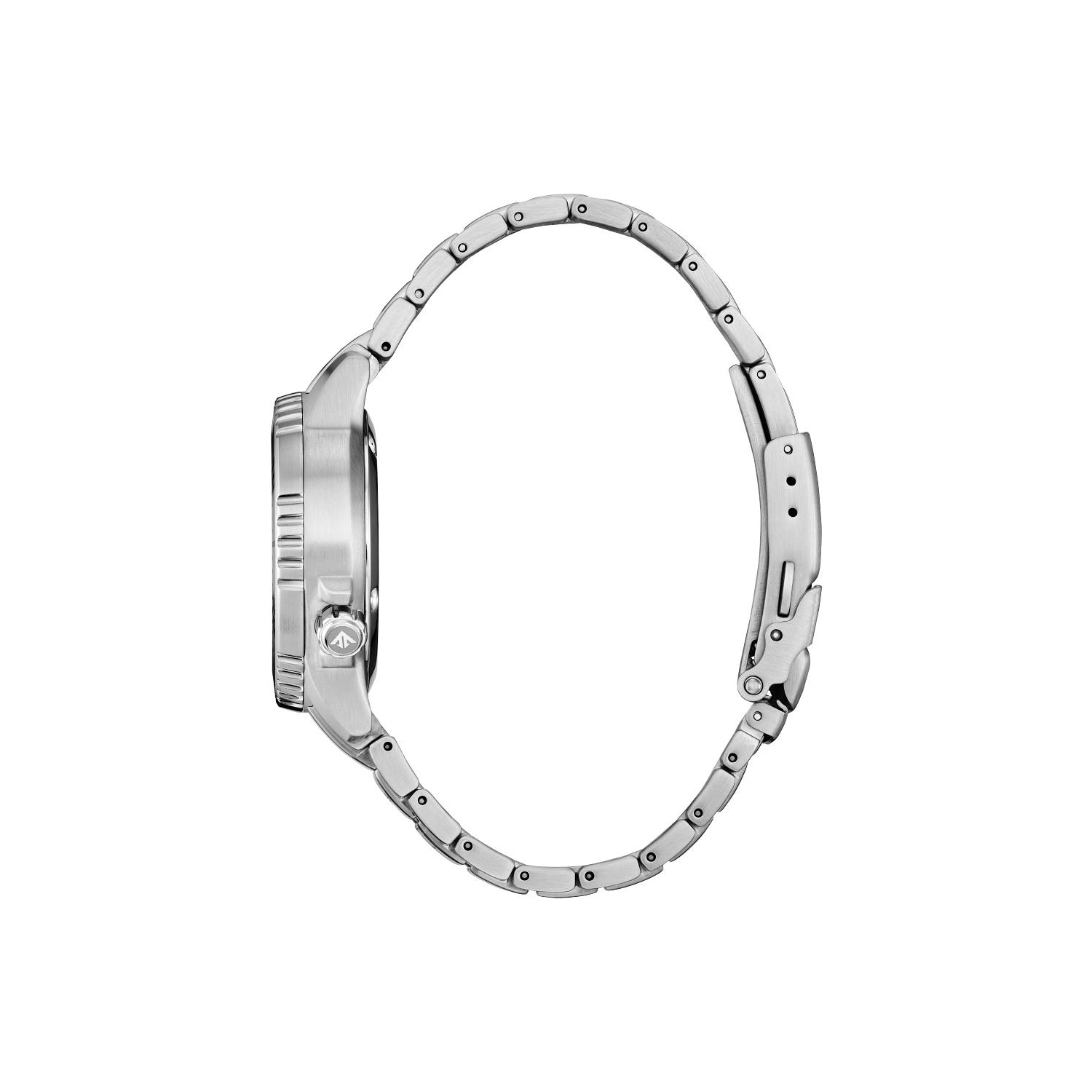 Montre pour femmes Promaster Dive Eco-Drive 36,5 mm avec boîtier et bracelet en acier inoxydable argenté et cadran violet de Citizen