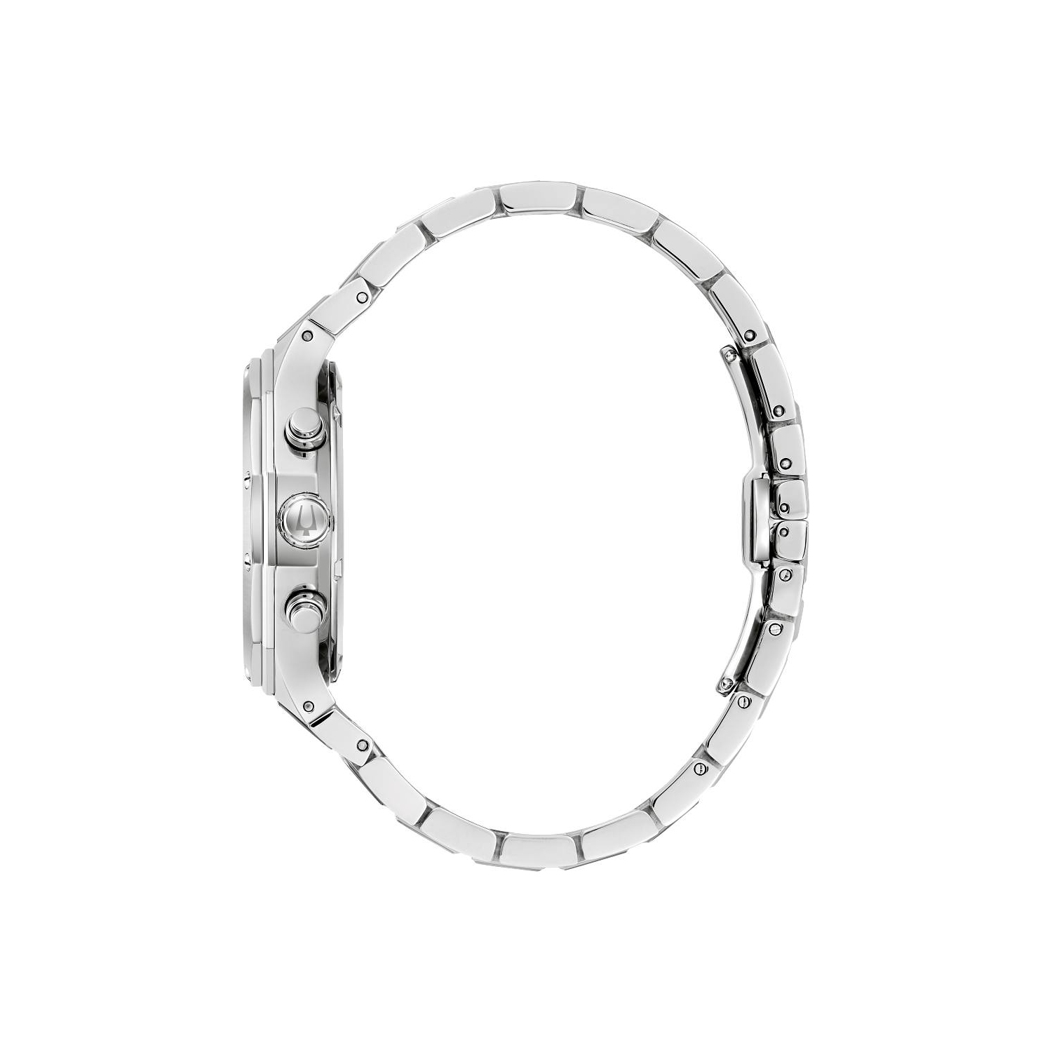 Bulova Mens Prestige Quartz Watch 40mm Silver-Tone Stainless Steel Case and Bracelet with Grey Dial