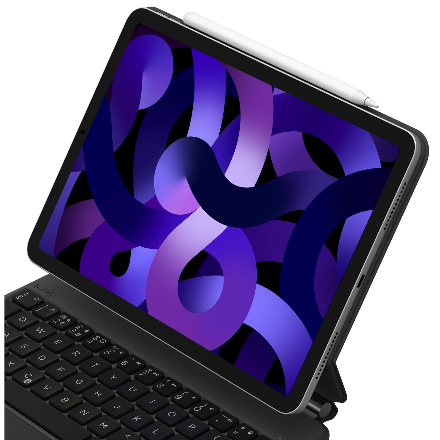 Étui-clavier avec support magnétique Connect Pro de Belkin pour iPad Air 10,9 po/Pro 11 po - Noir