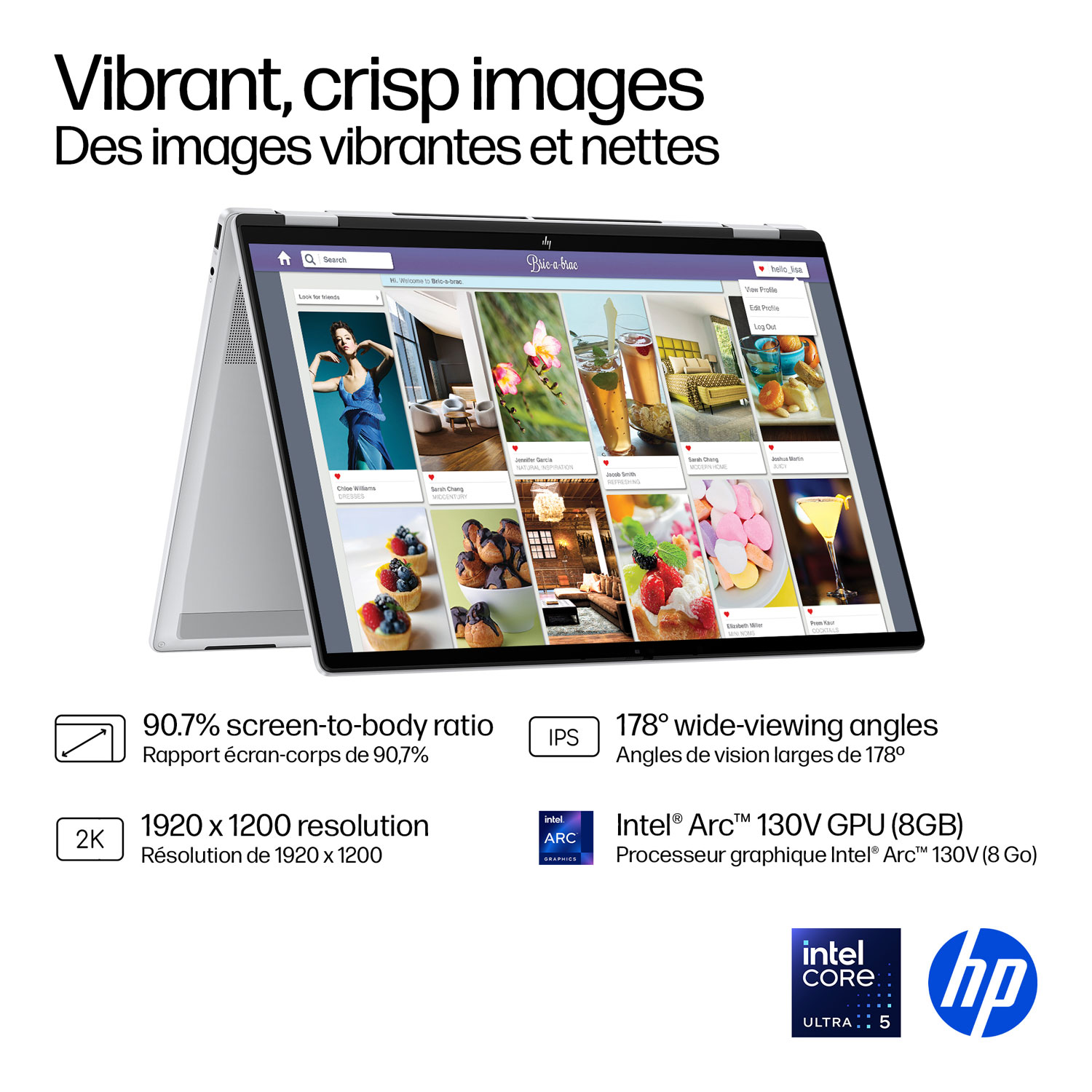 HP OmniBook 7 Flip 16" Touchscreen 2-in-1 Copilot+ PC Laptop