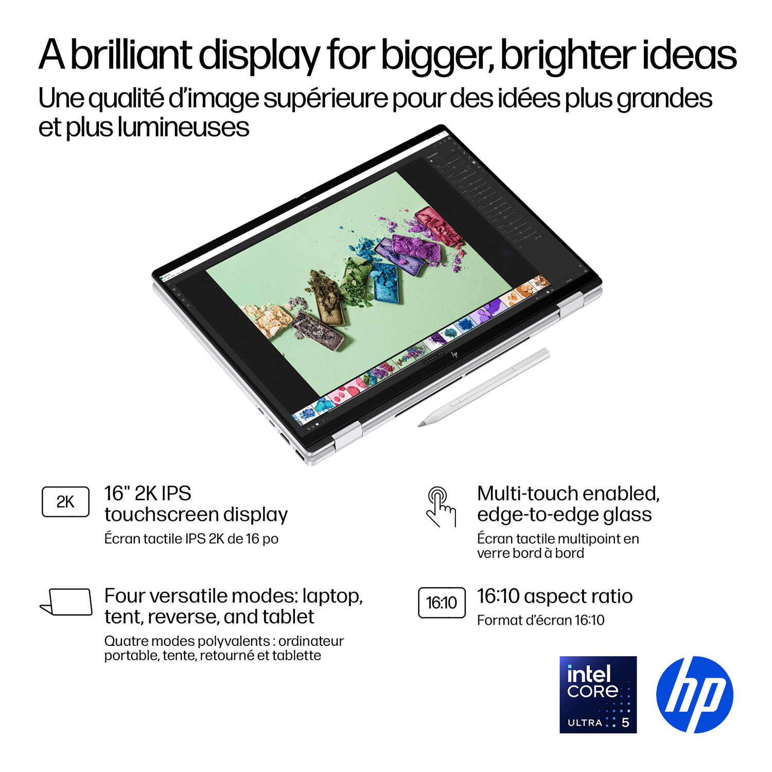 HP OmniBook 7 Flip 16" Touchscreen 2-in-1 Copilot+ PC Laptop