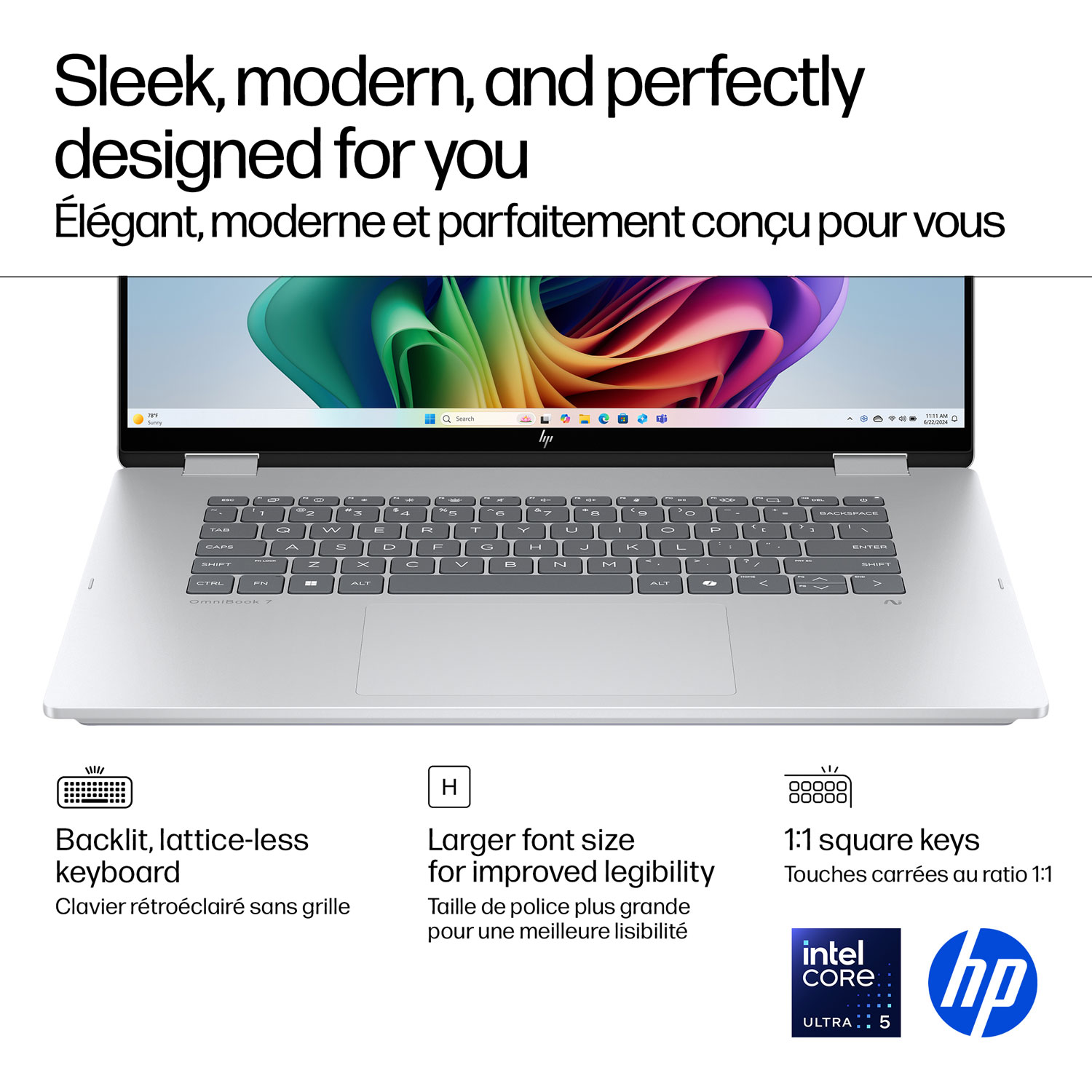 HP OmniBook 7 Flip 16" Touchscreen 2-in-1 Copilot+ PC Laptop