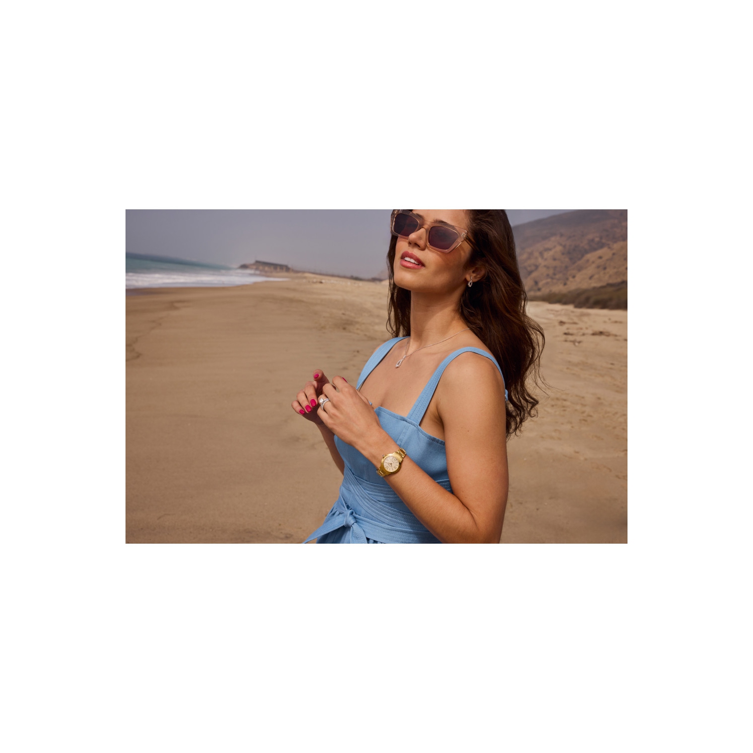 Citizen Ladies Citizen L Ceci Eco-Drive Watch 31.5mm Gold-Tone Stainless Steel Case and Bracelet with White Dial